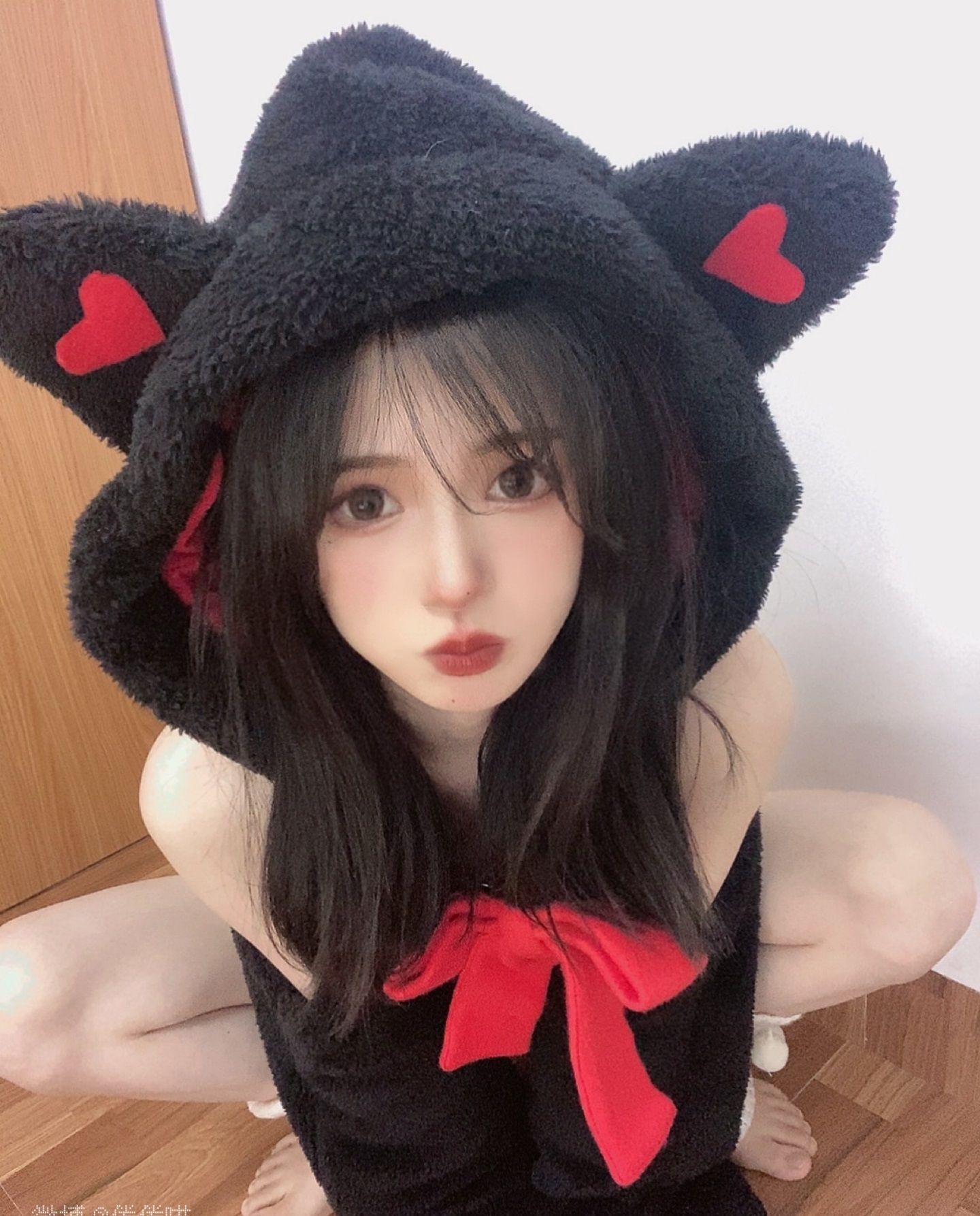 [福利COS] 倦倦喵 - 黑猫