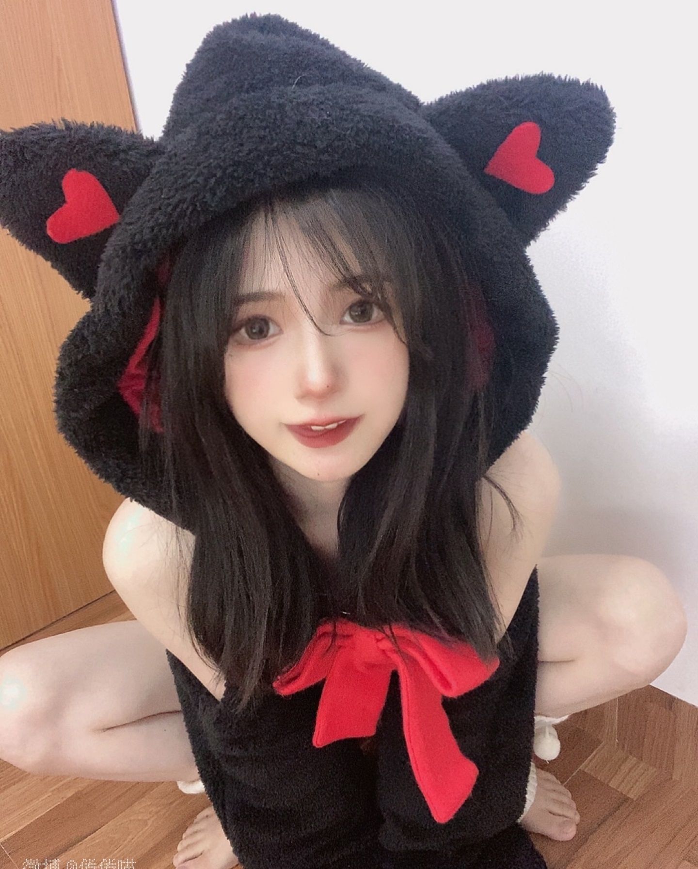 [福利COS] 倦倦喵 - 黑猫