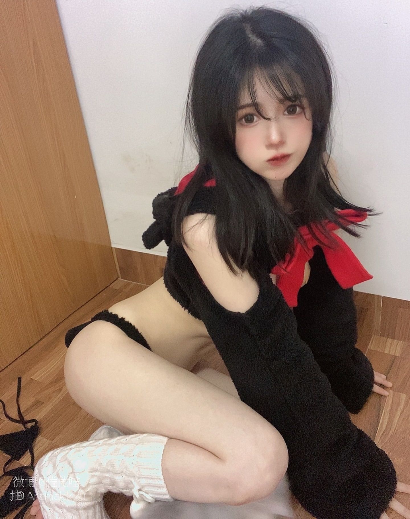 [福利COS] 倦倦喵 - 黑猫