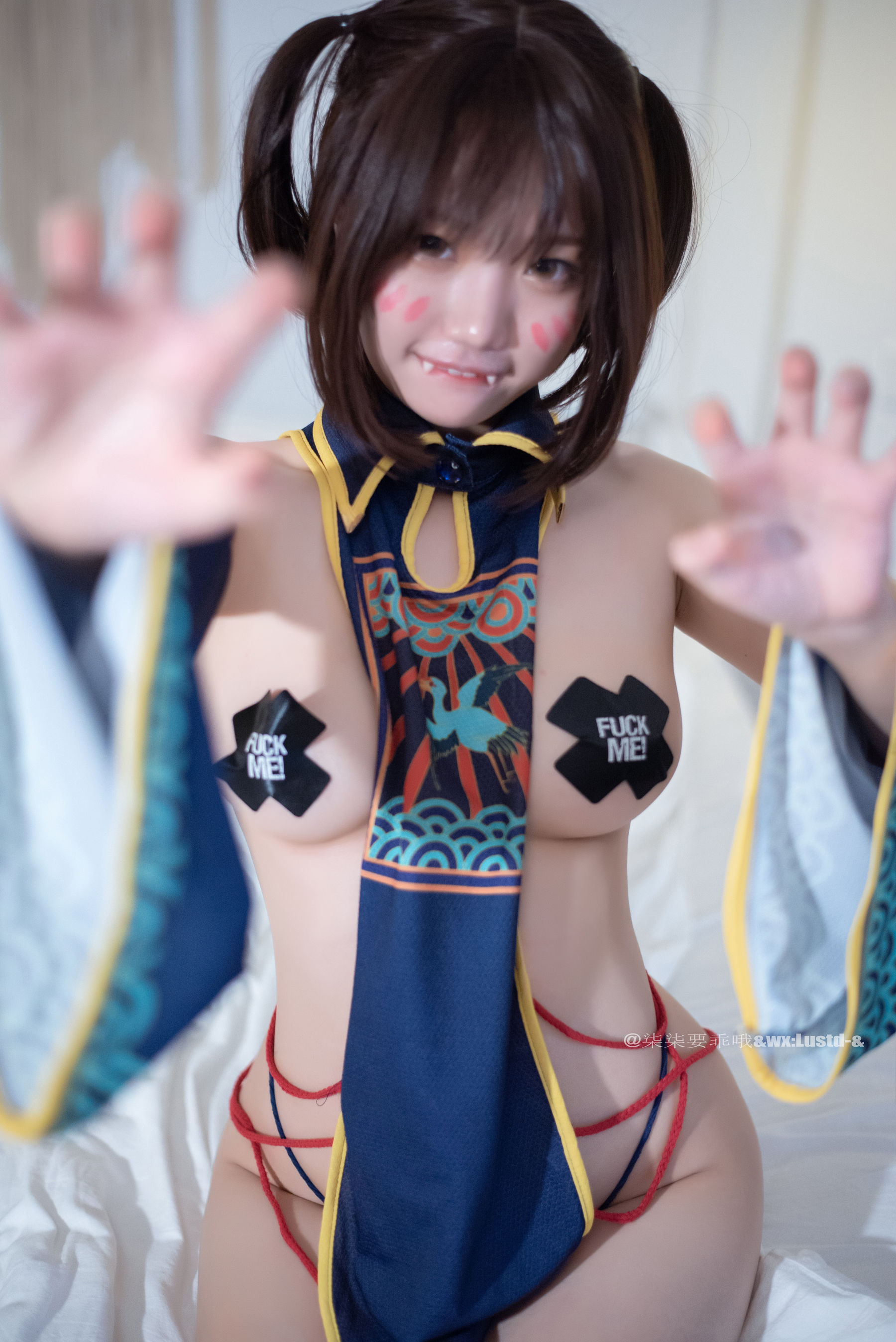 [福利COS] 动漫博主柒柒要乖哦 - 小僵尸