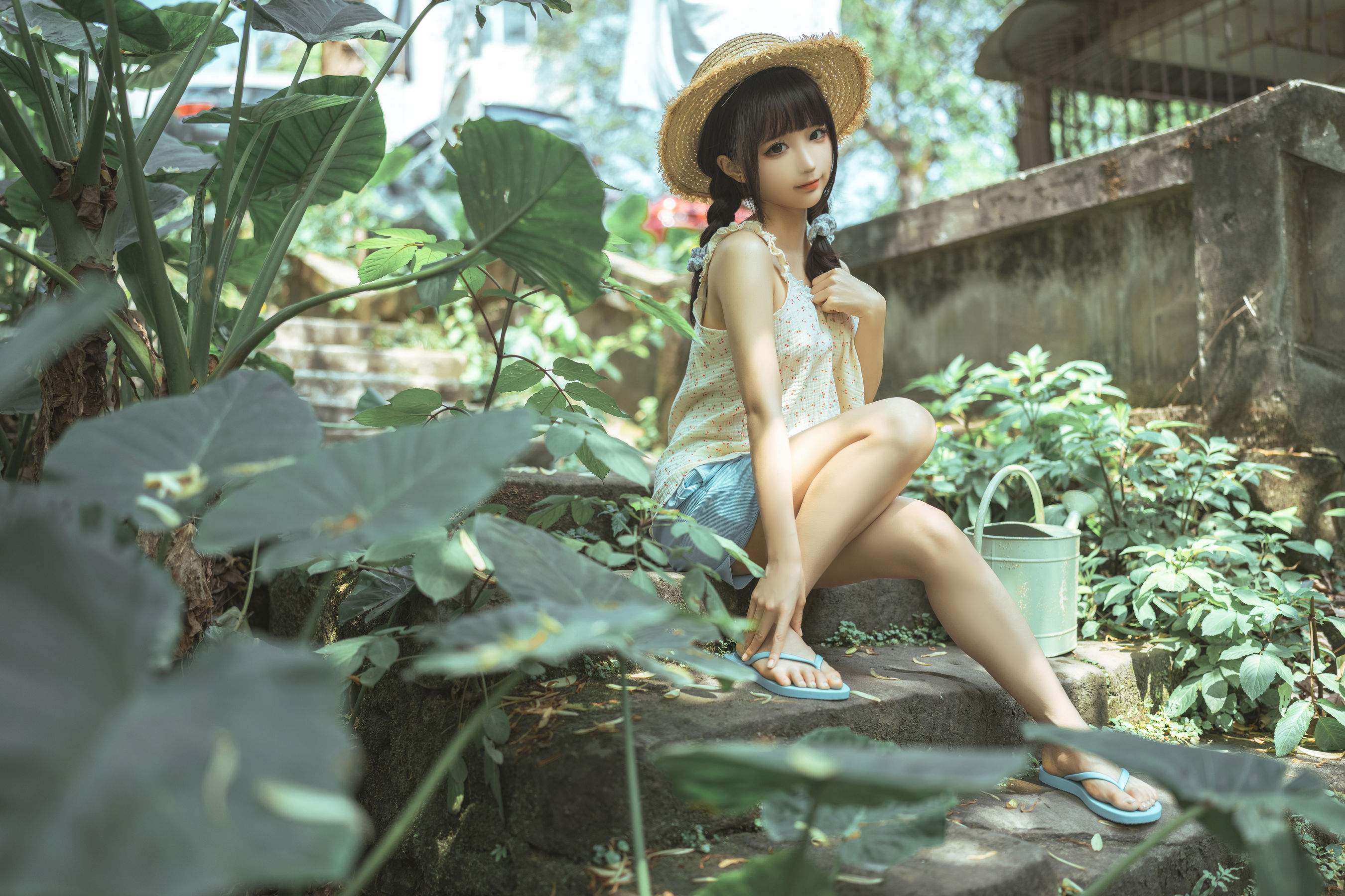 [福利COS] 动漫博主蠢沫沫 - 乡下妹妹