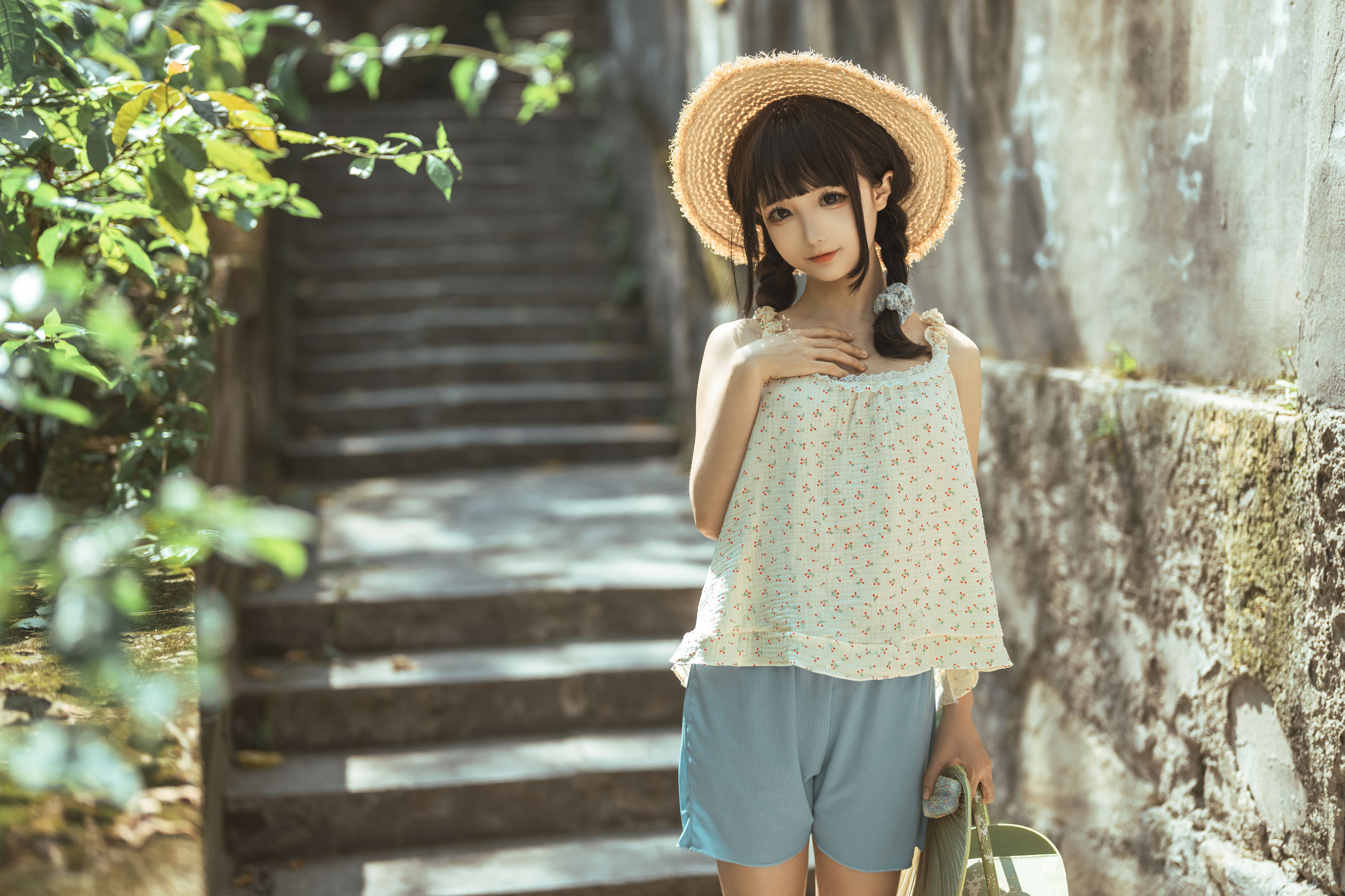 [福利COS] 动漫博主蠢沫沫 - 乡下妹妹
