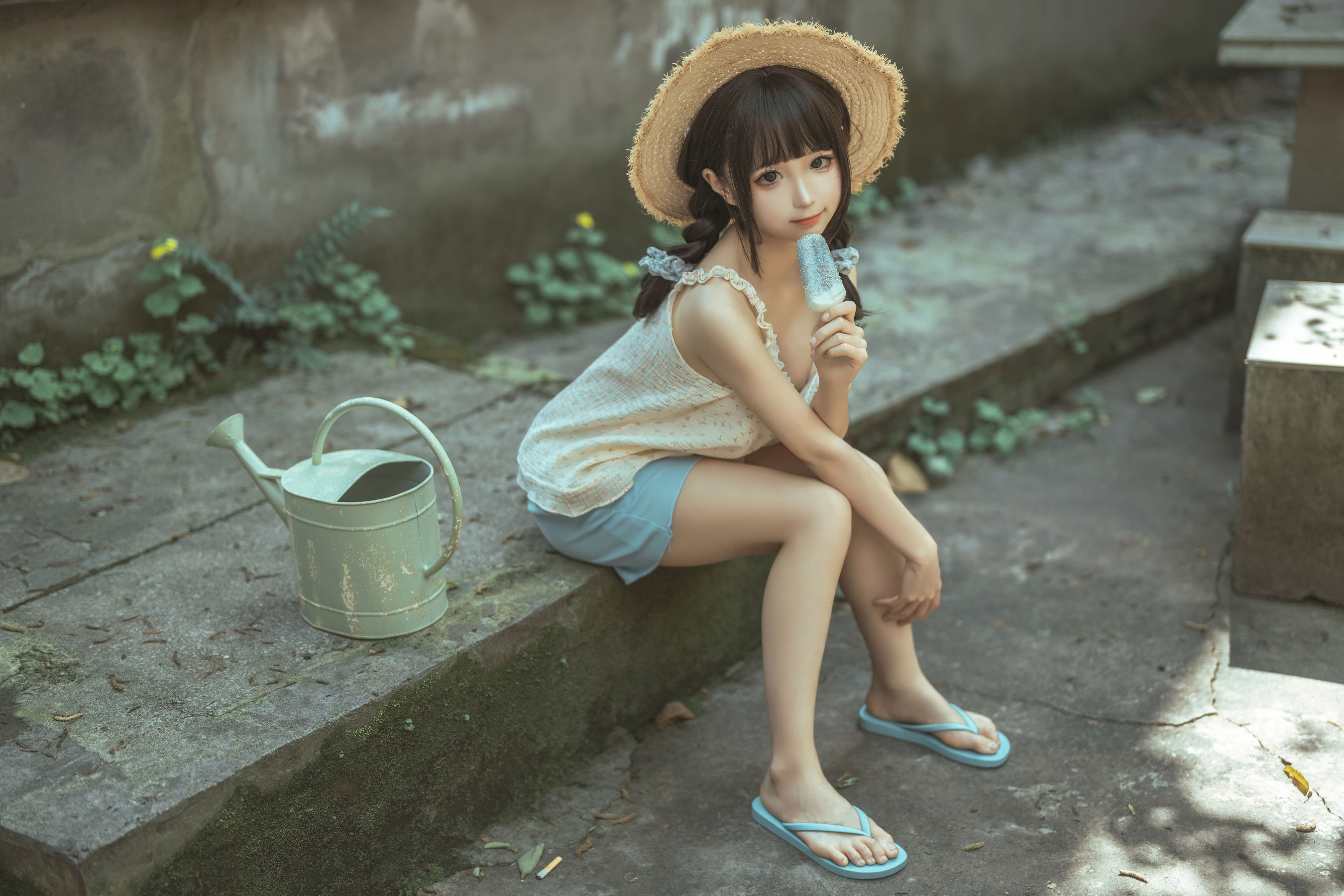 [福利COS] 动漫博主蠢沫沫 - 乡下妹妹