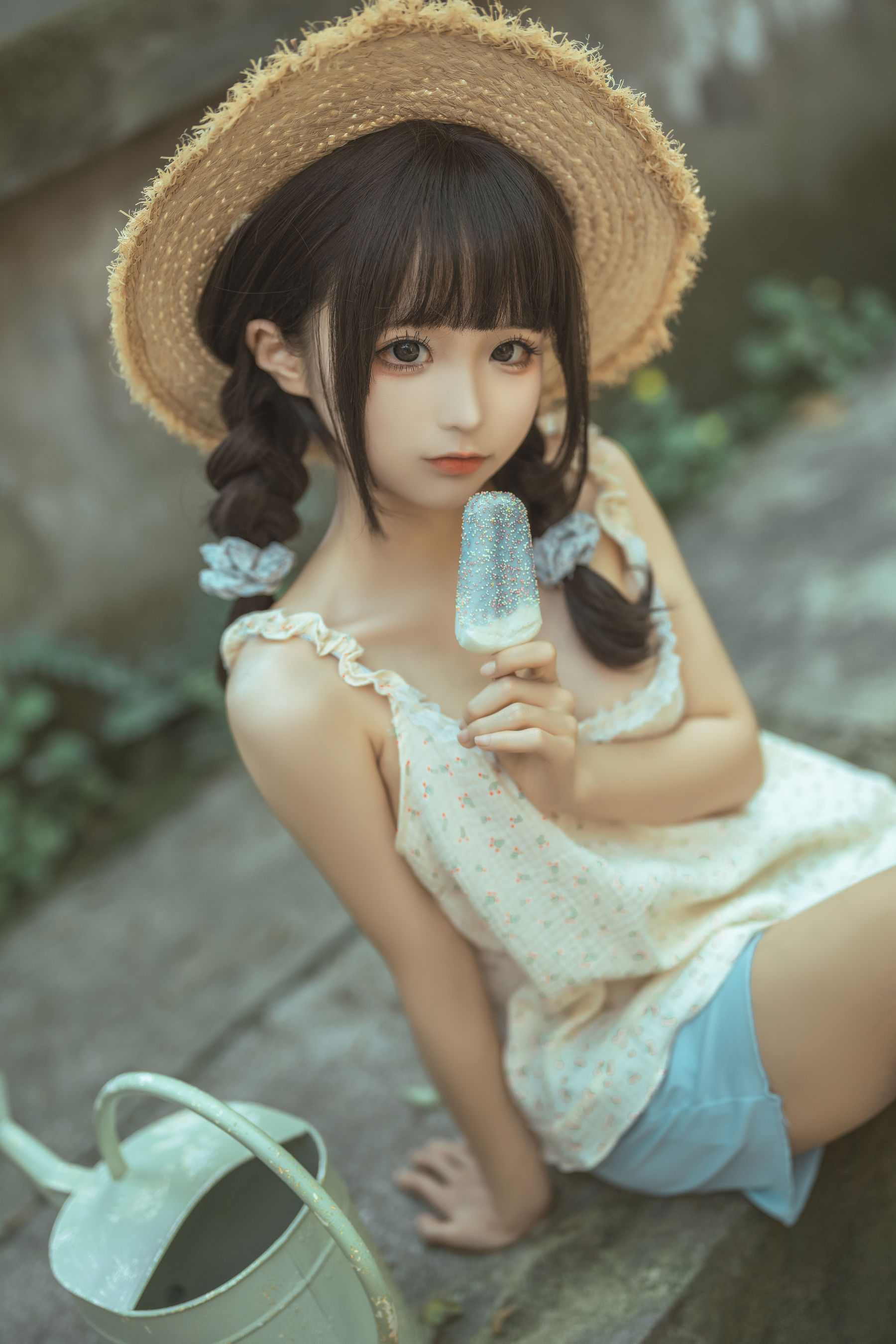 [福利COS] 动漫博主蠢沫沫 - 乡下妹妹