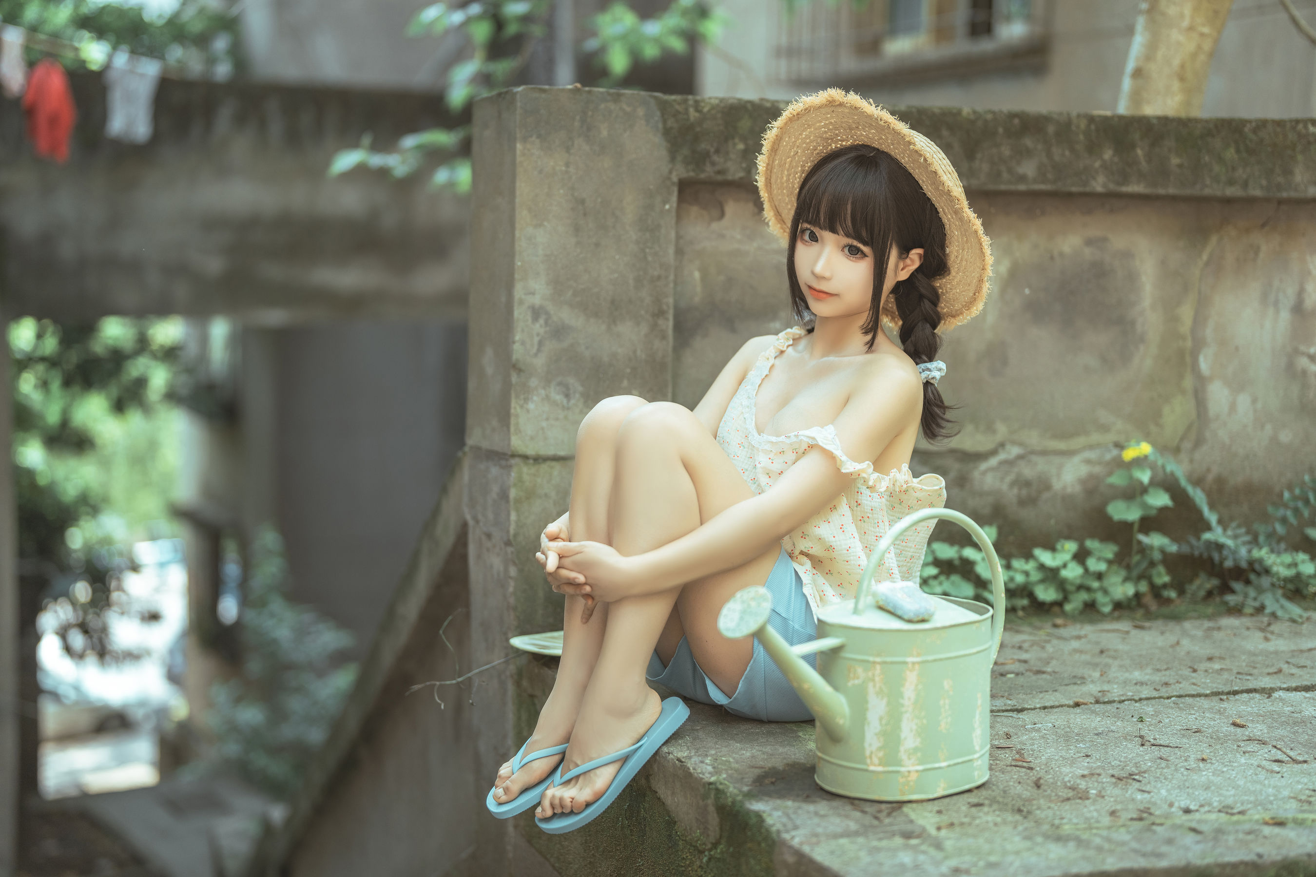 [福利COS] 动漫博主蠢沫沫 - 乡下妹妹