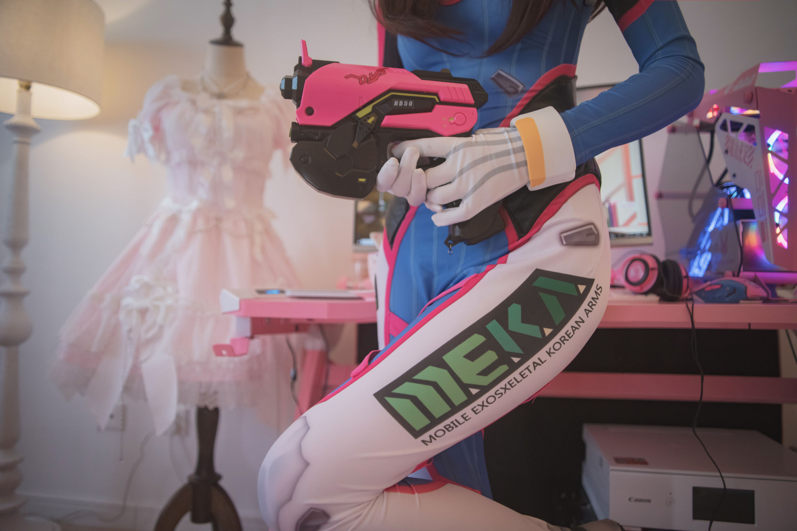 [福利COS] 福利姬木花琳琳是勇者 - オーバーウォッチD.VA