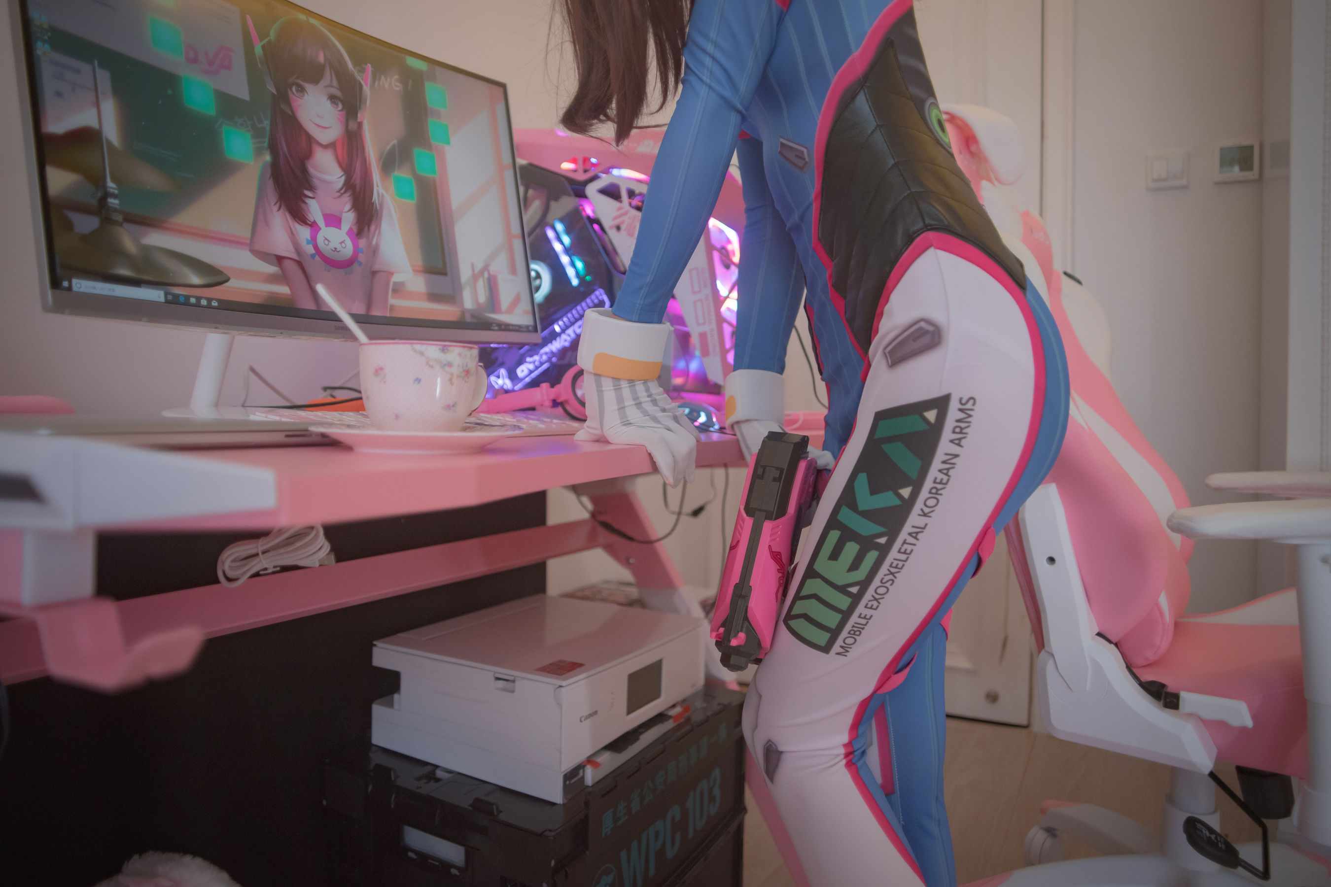 [福利COS] 福利姬木花琳琳是勇者 - オーバーウォッチD.VA
