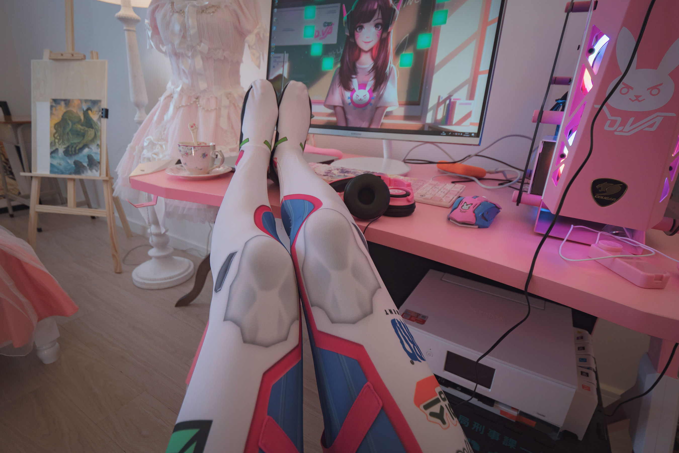 [福利COS] 福利姬木花琳琳是勇者 - オーバーウォッチD.VA