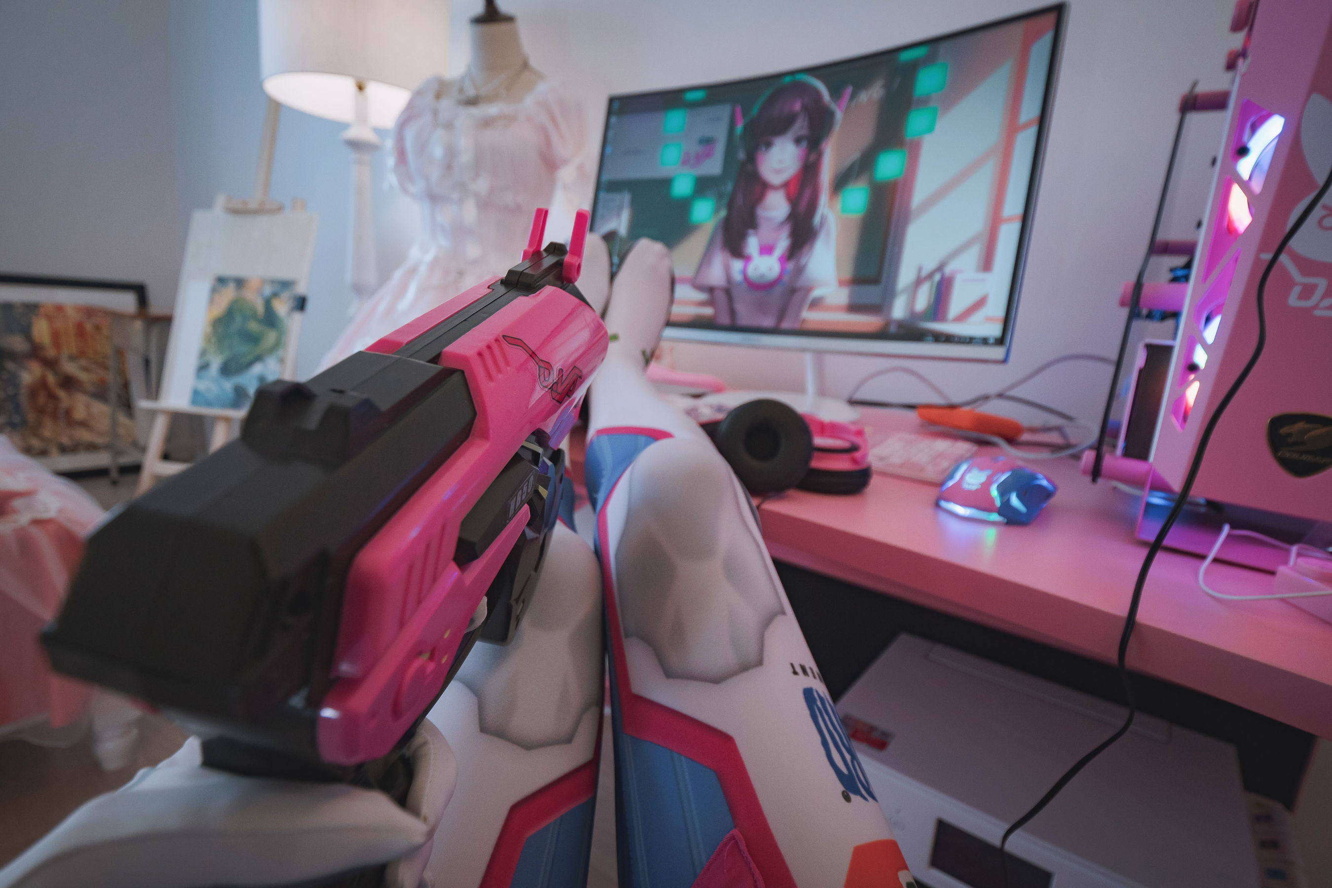 [福利COS] 福利姬木花琳琳是勇者 - オーバーウォッチD.VA