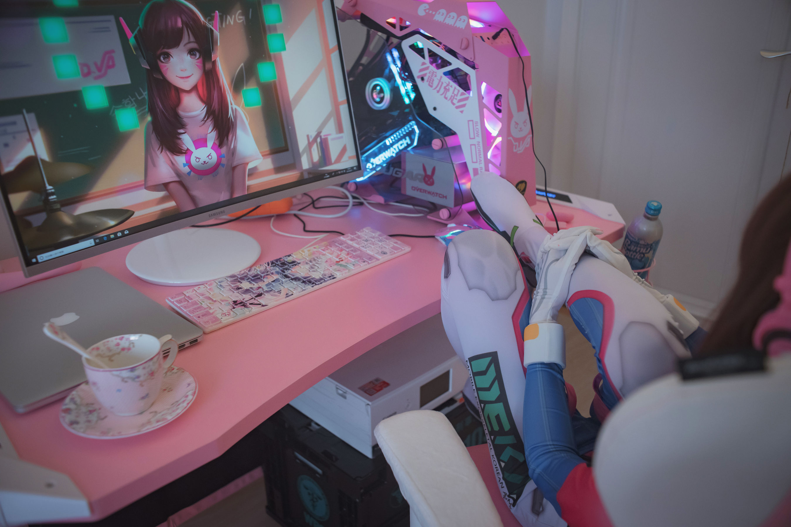 [福利COS] 福利姬木花琳琳是勇者 - オーバーウォッチD.VA