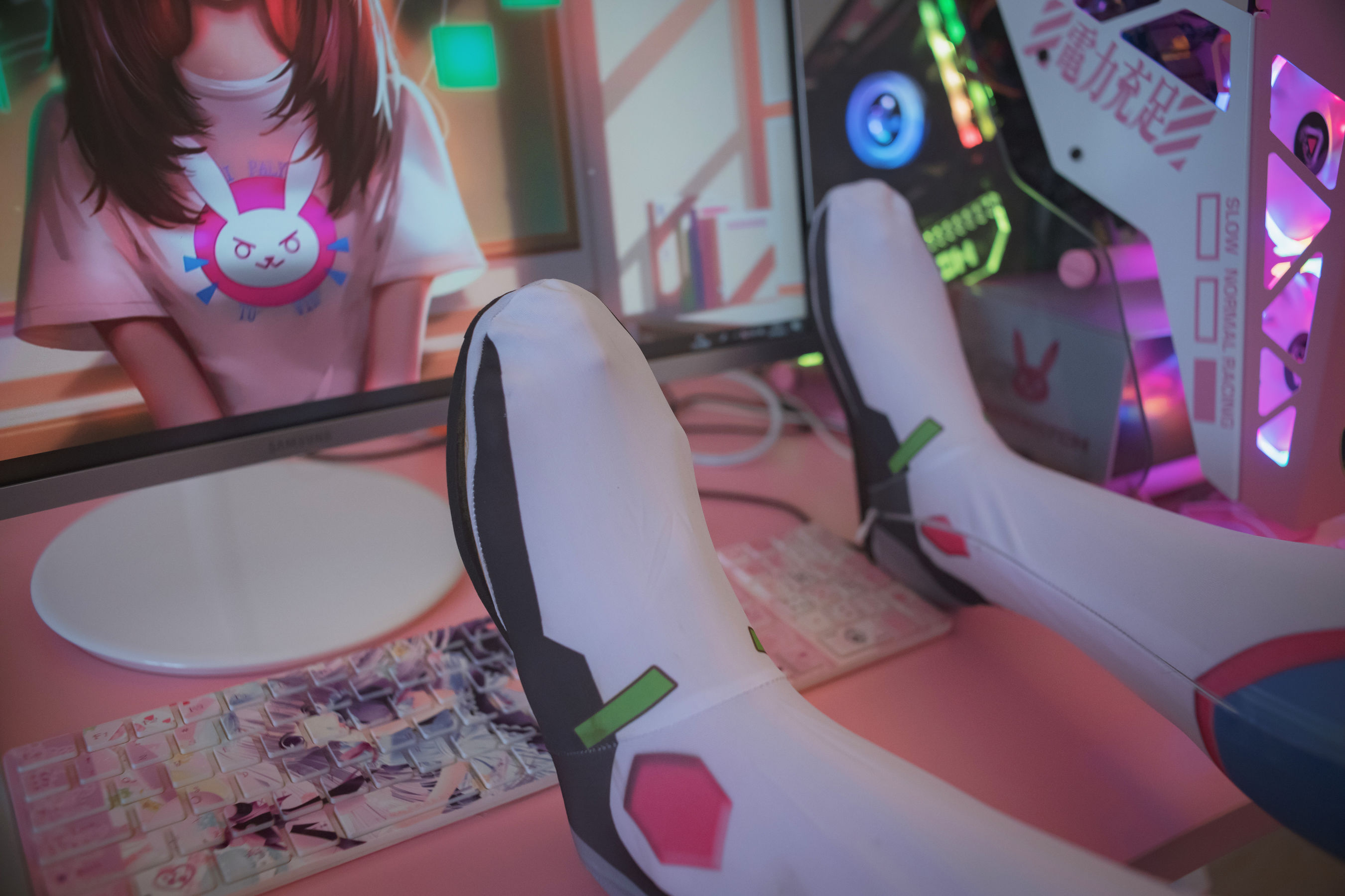 [福利COS] 福利姬木花琳琳是勇者 - オーバーウォッチD.VA