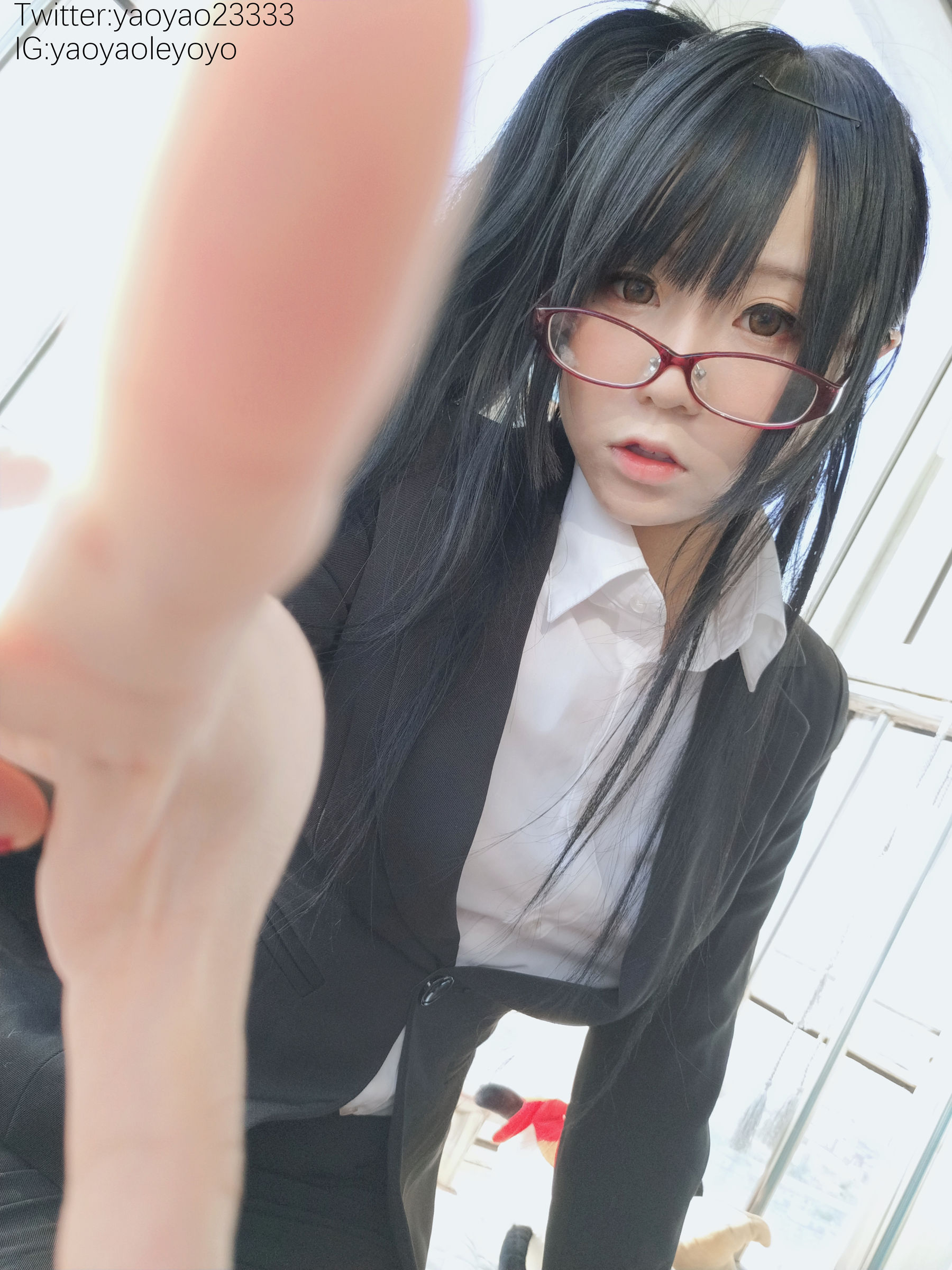 [福利COS] 萌妹子Coser摇摇乐yoyo - 补习老师