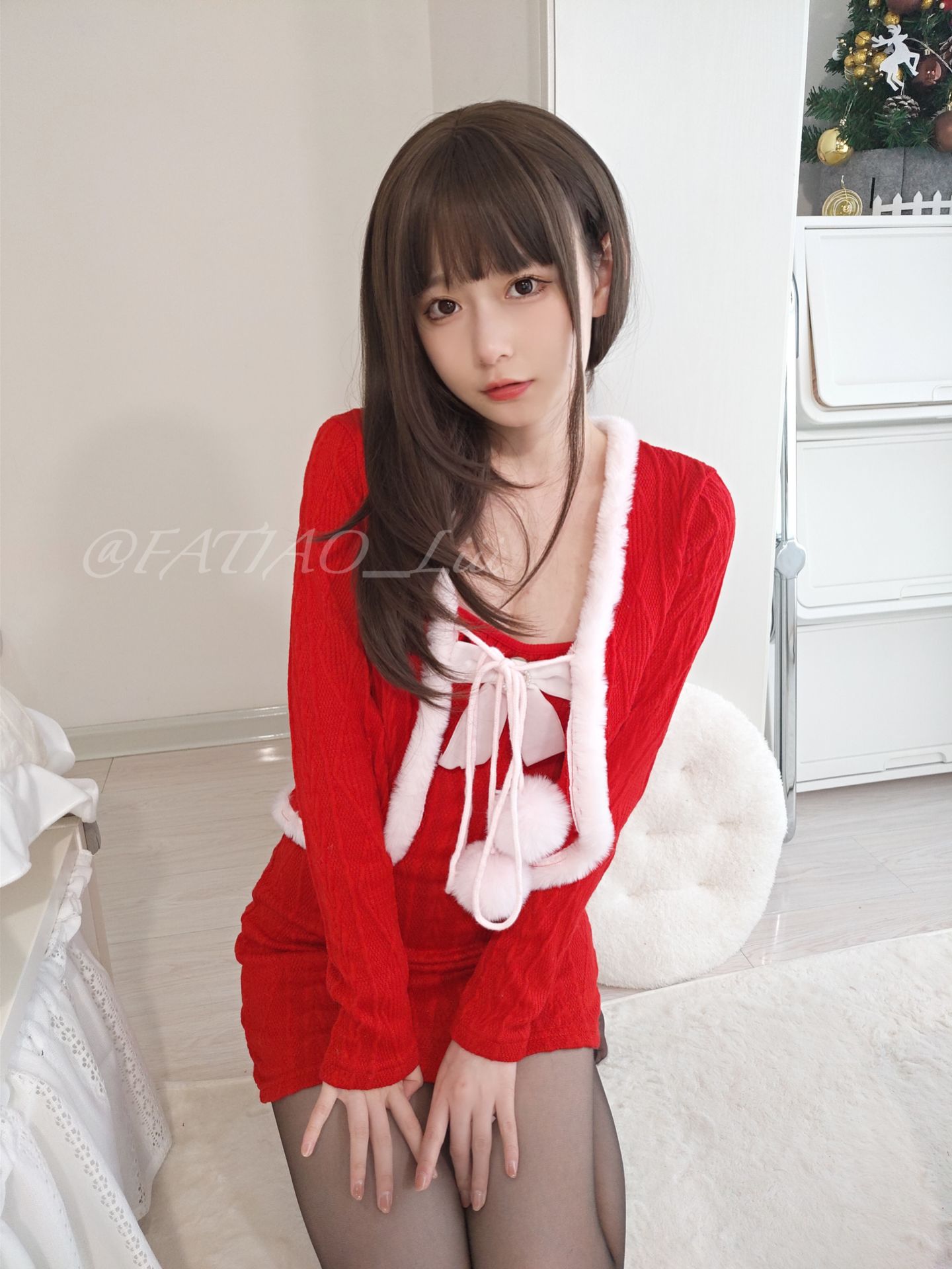 [福利COS] 迷之呆梨(发条少女)[fantia] - クリスマスイブは残業しないでね~