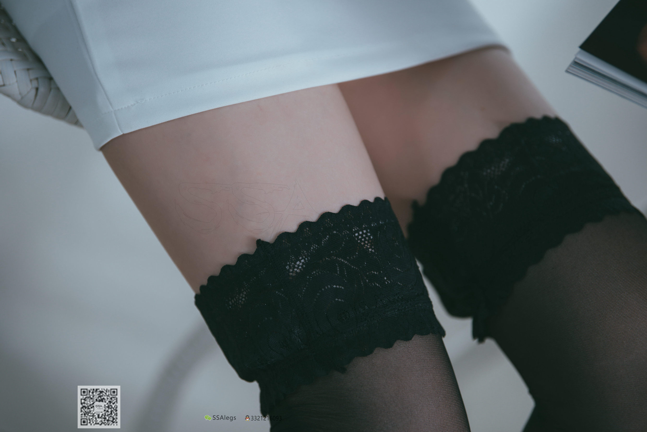 [SSA丝社]超清写真 No.001 办公室职业装《绫》长筒黑丝