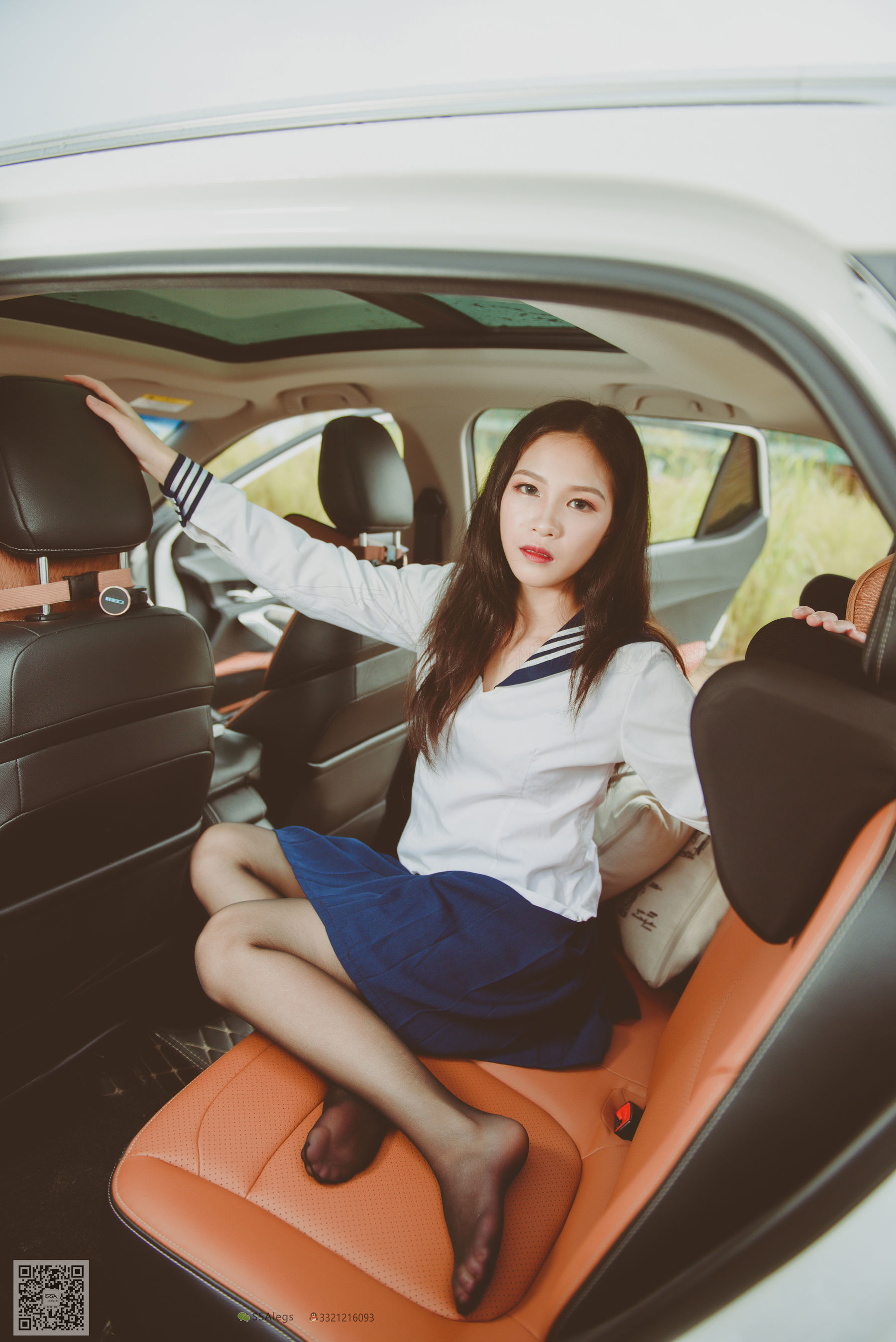 [SSA丝社]超清写真 No.017 佳佳 小丝妹开车