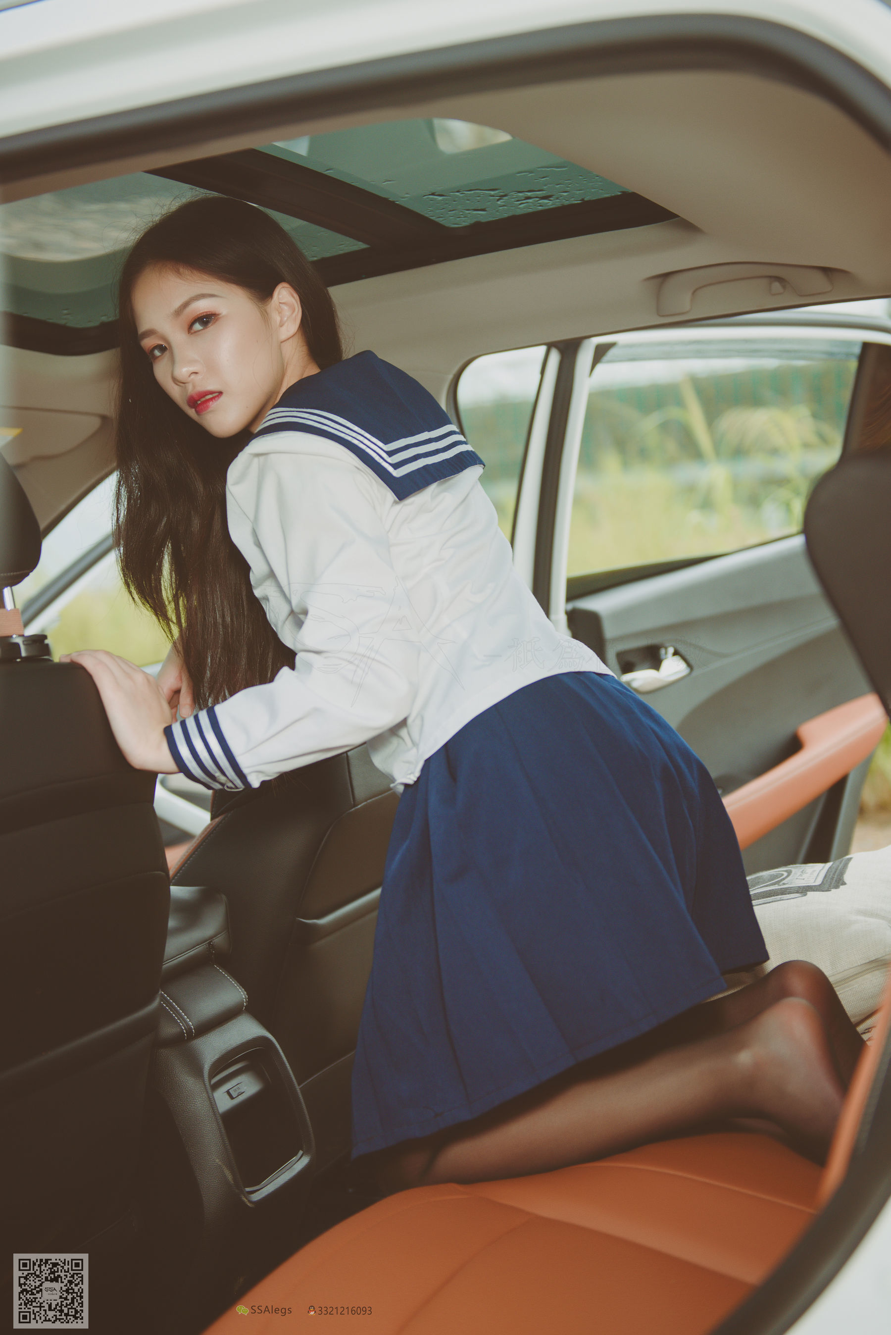 [SSA丝社]超清写真 No.017 佳佳 小丝妹开车