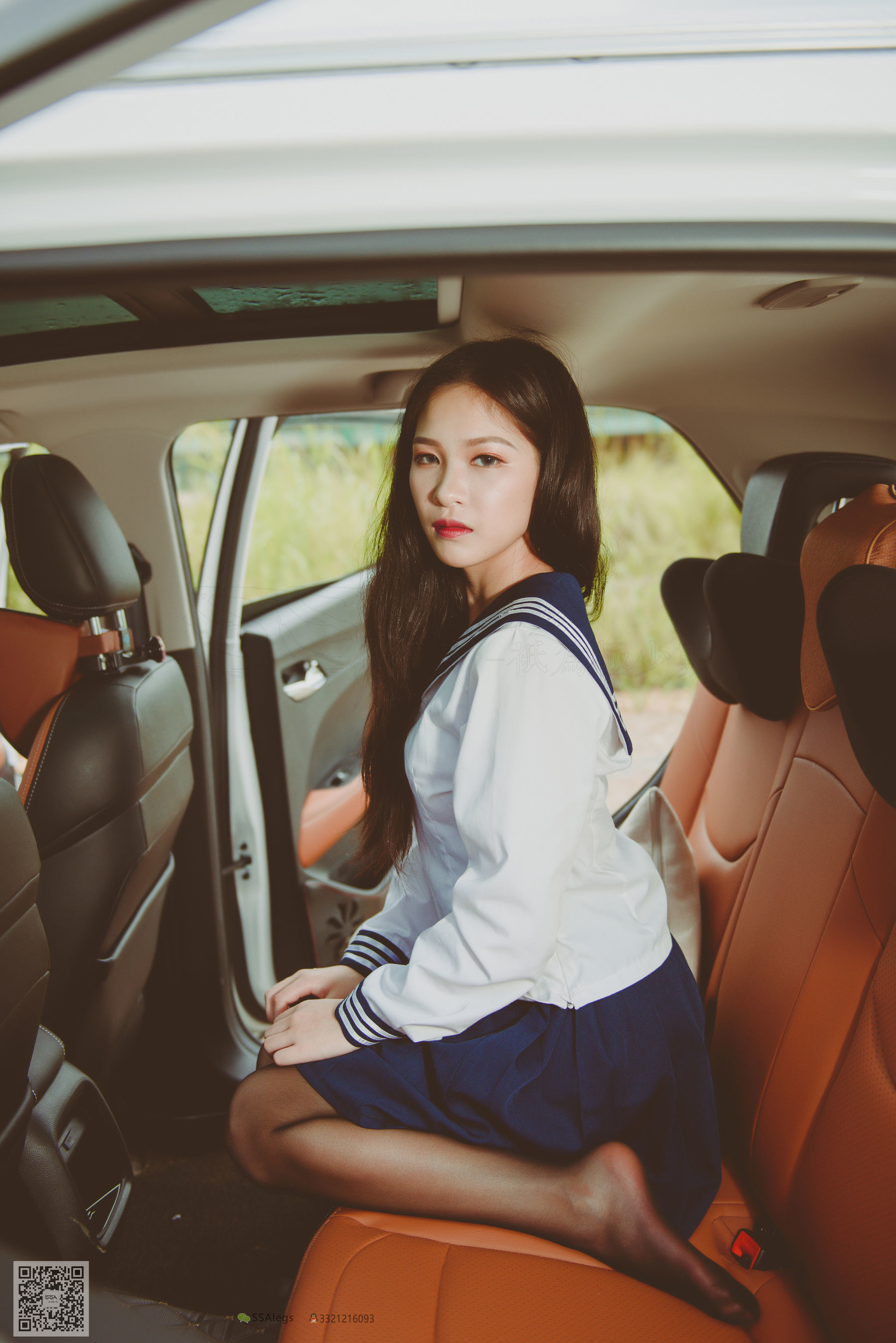 [SSA丝社]超清写真 No.017 佳佳 小丝妹开车