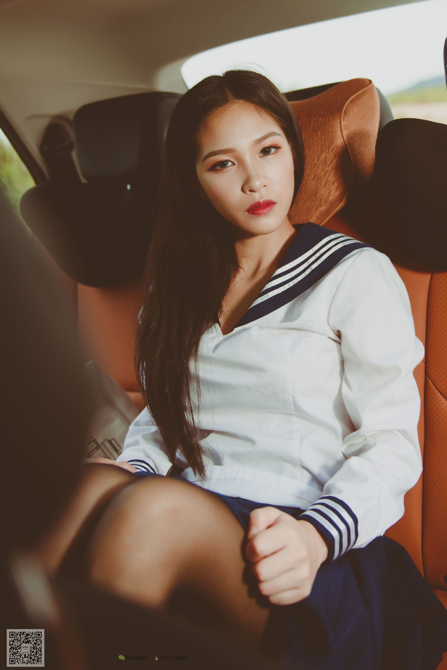 [SSA丝社]超清写真 No.017 佳佳 小丝妹开车