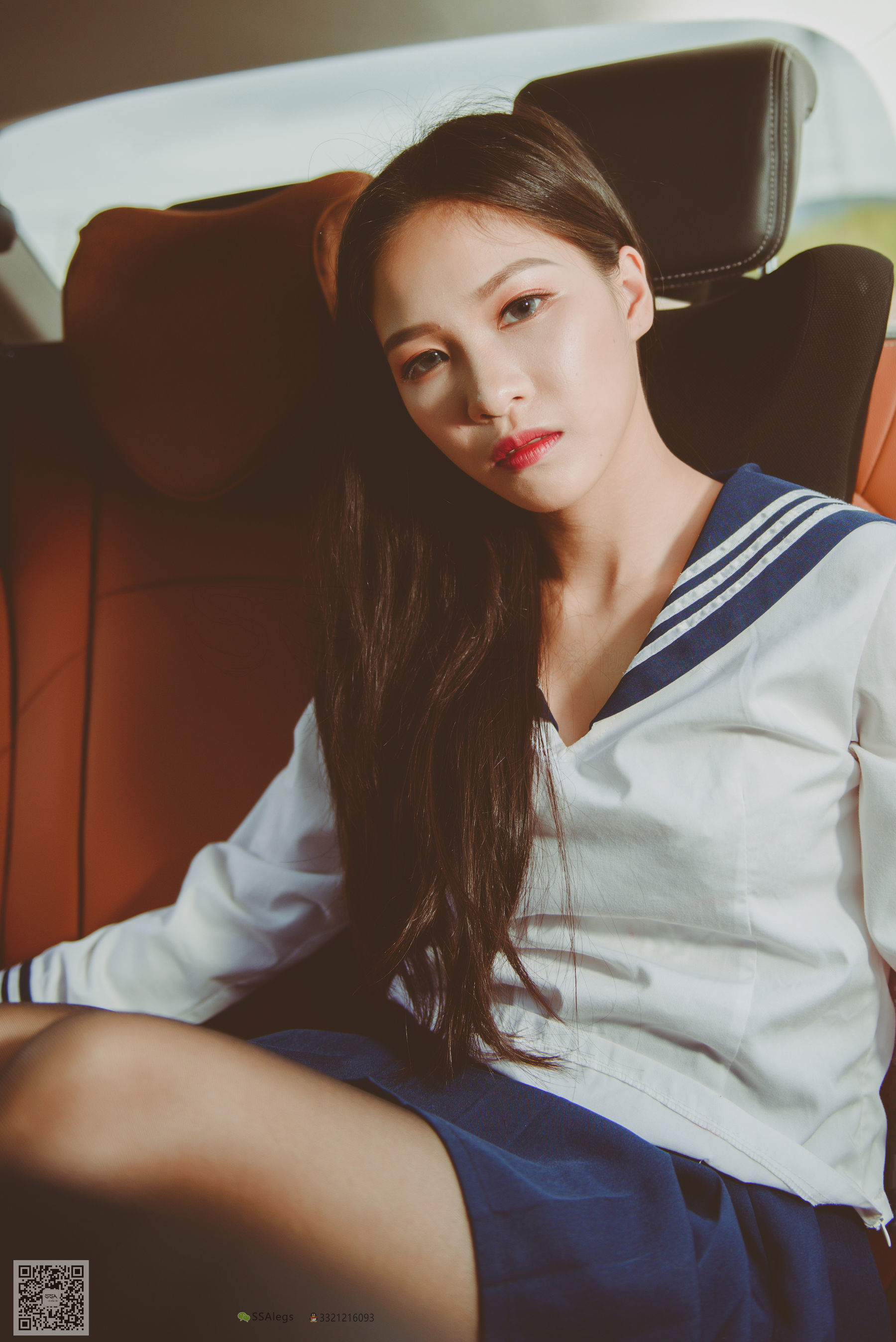 [SSA丝社]超清写真 No.017 佳佳 小丝妹开车