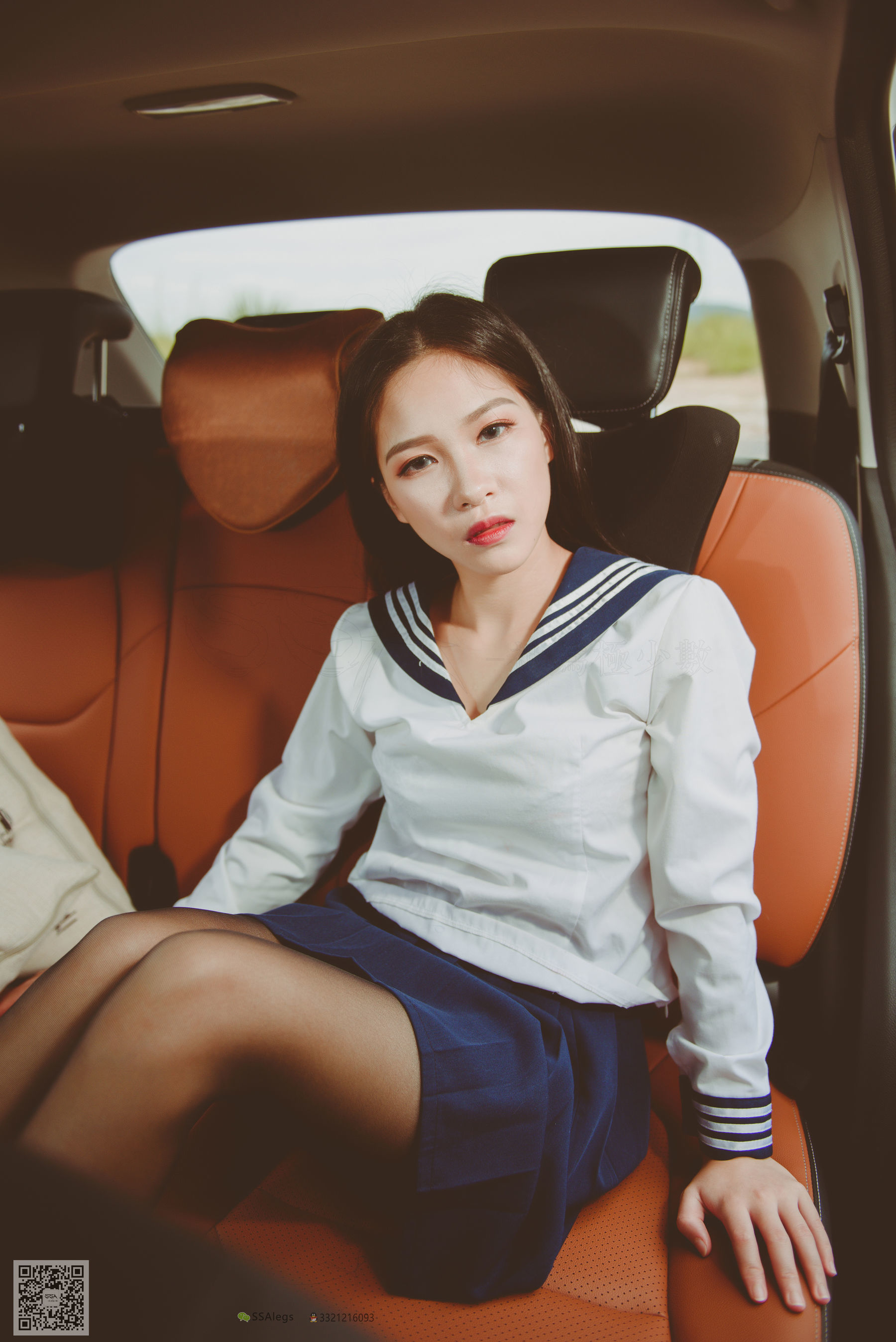 [SSA丝社]超清写真 No.017 佳佳 小丝妹开车