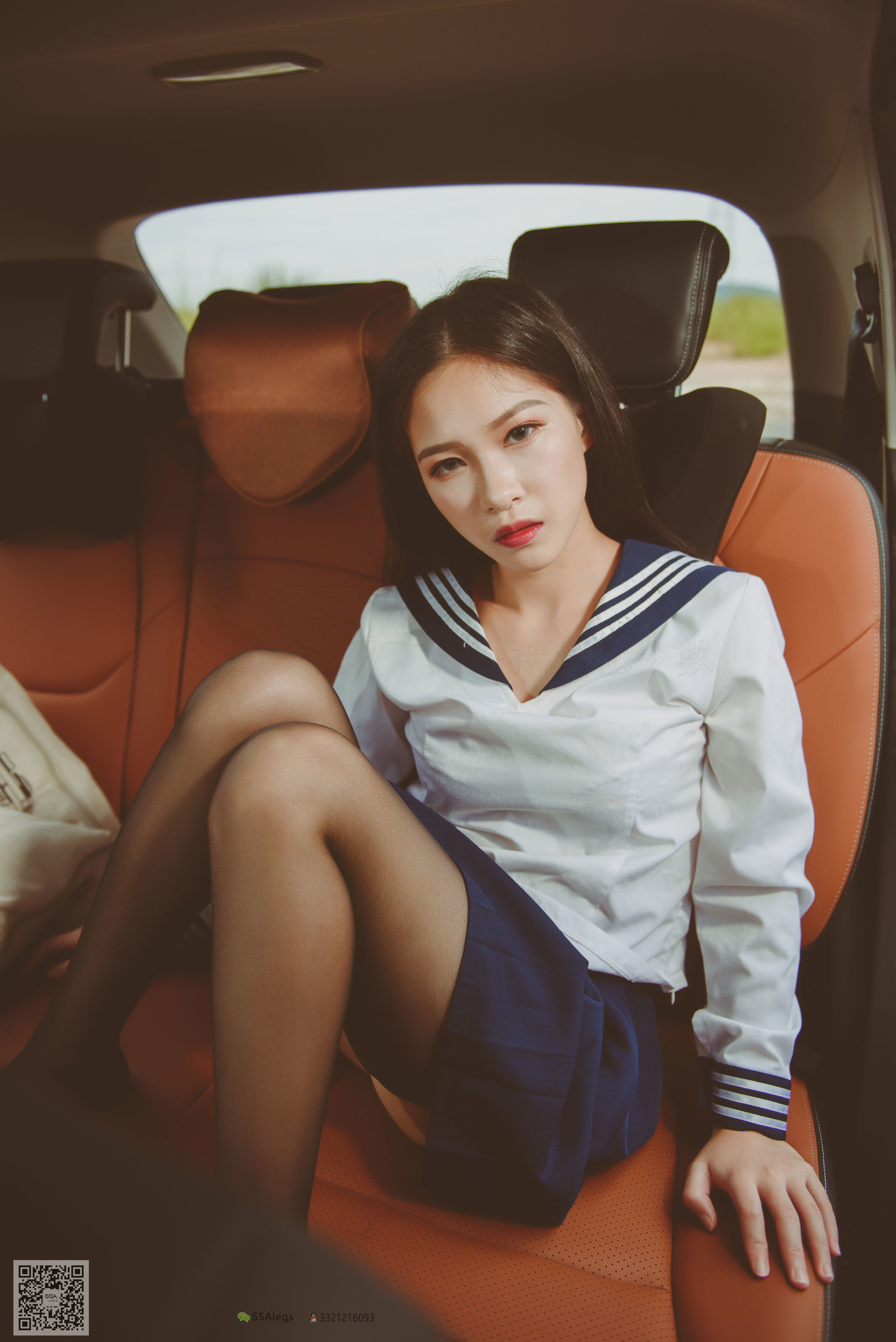 [SSA丝社]超清写真 No.017 佳佳 小丝妹开车