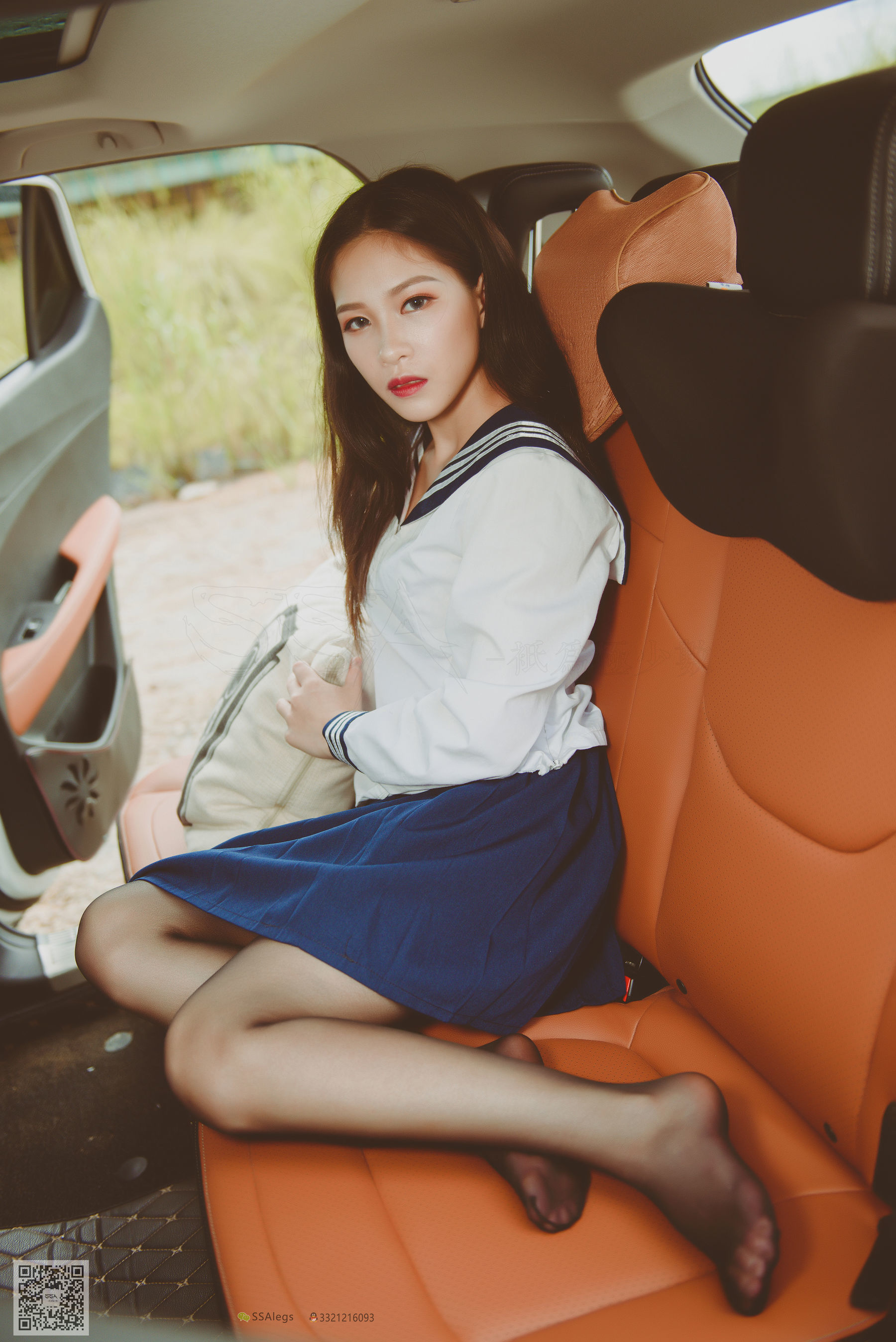 [SSA丝社]超清写真 No.017 佳佳 小丝妹开车