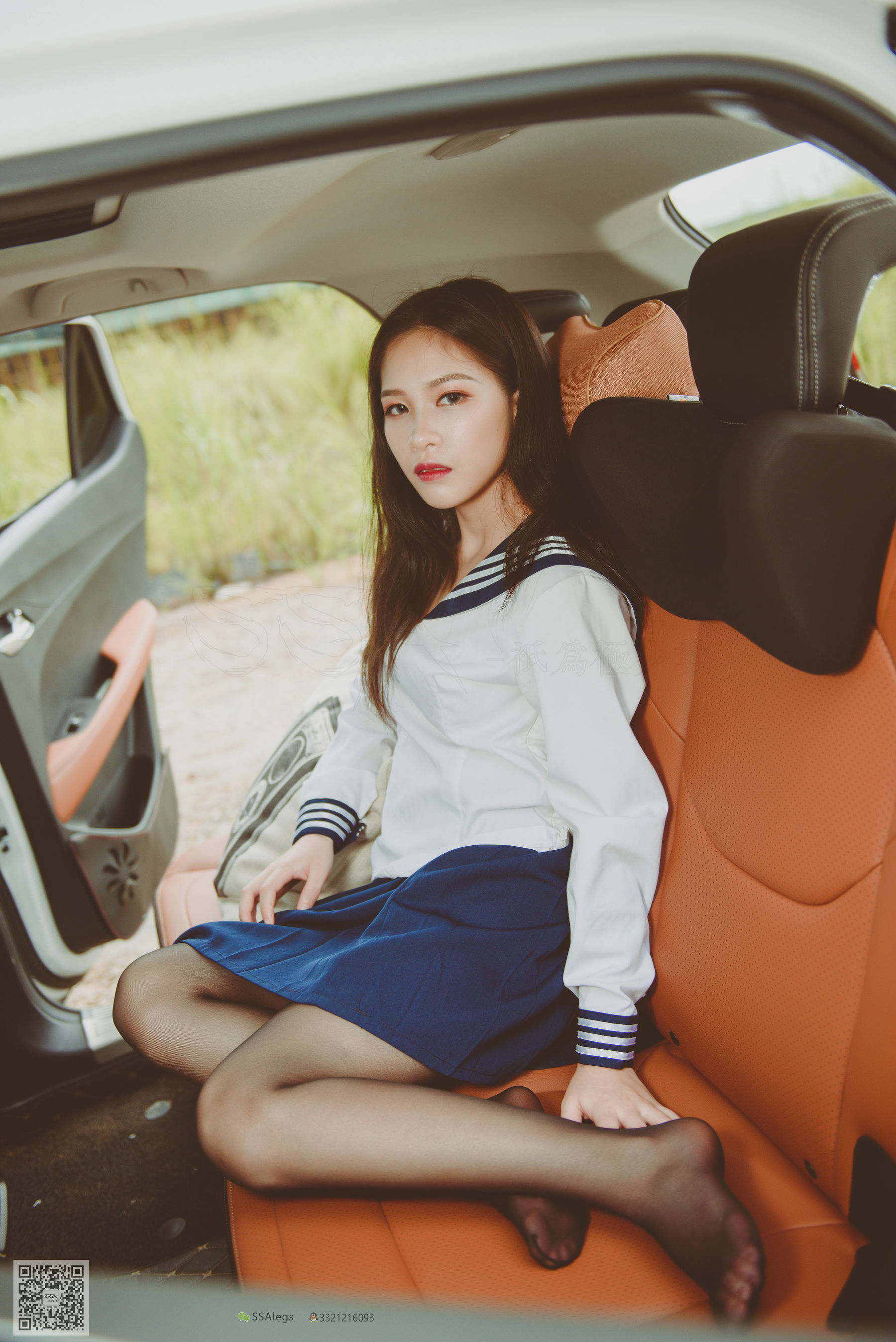 [SSA丝社]超清写真 No.017 佳佳 小丝妹开车