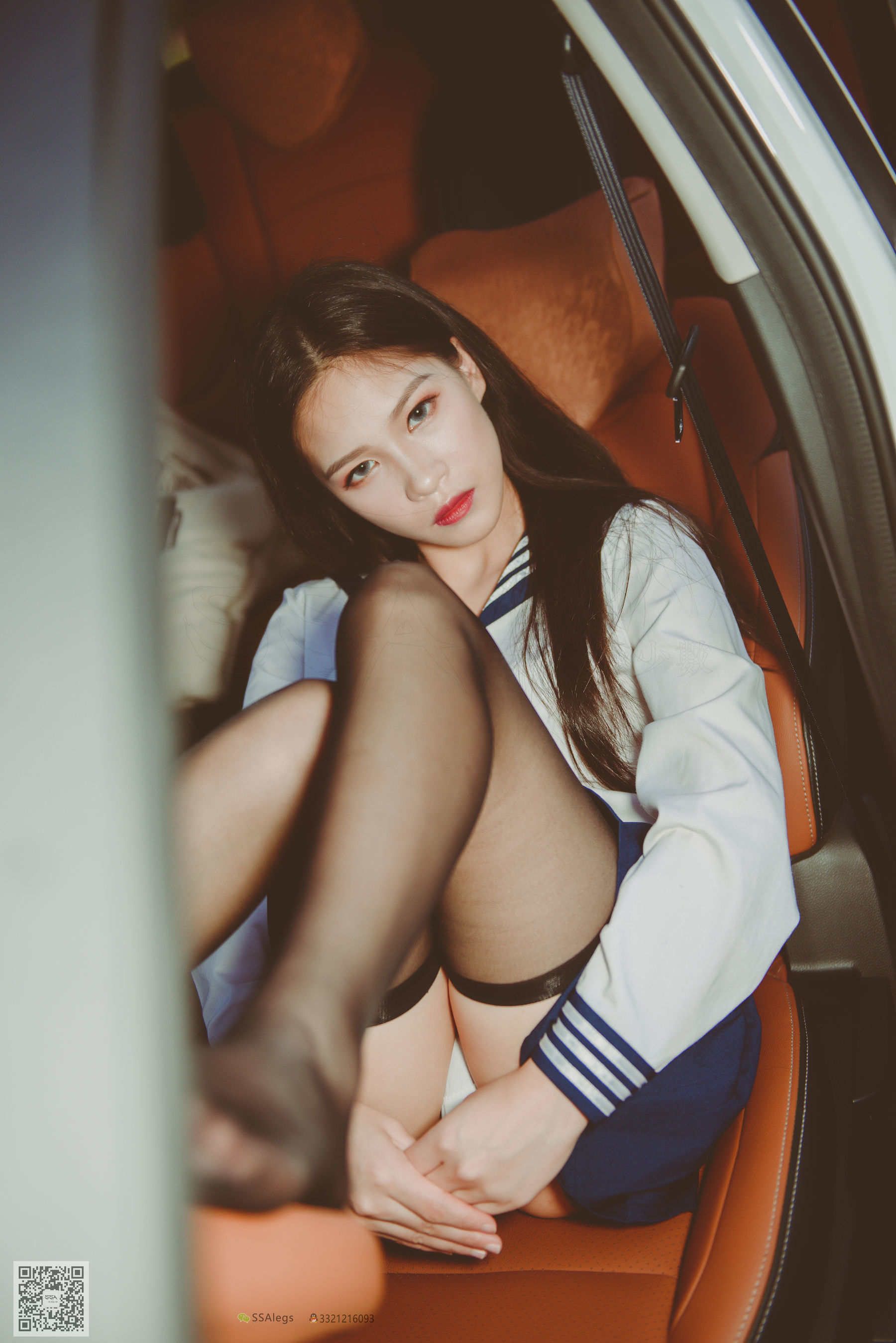 [SSA丝社]超清写真 No.017 佳佳 小丝妹开车