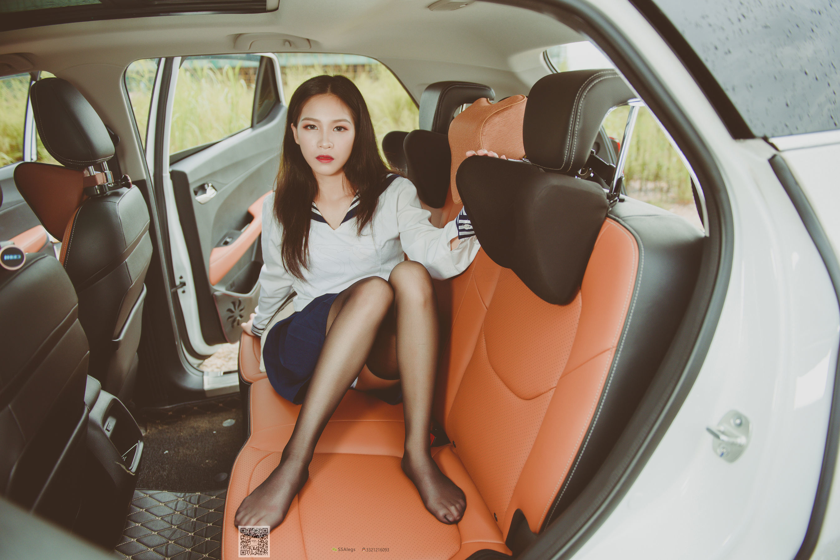 [SSA丝社]超清写真 No.017 佳佳 小丝妹开车
