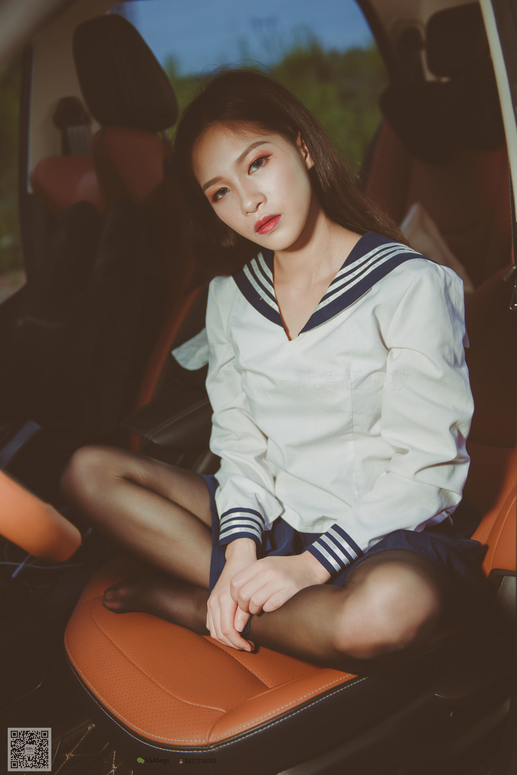 [SSA丝社]超清写真 No.017 佳佳 小丝妹开车