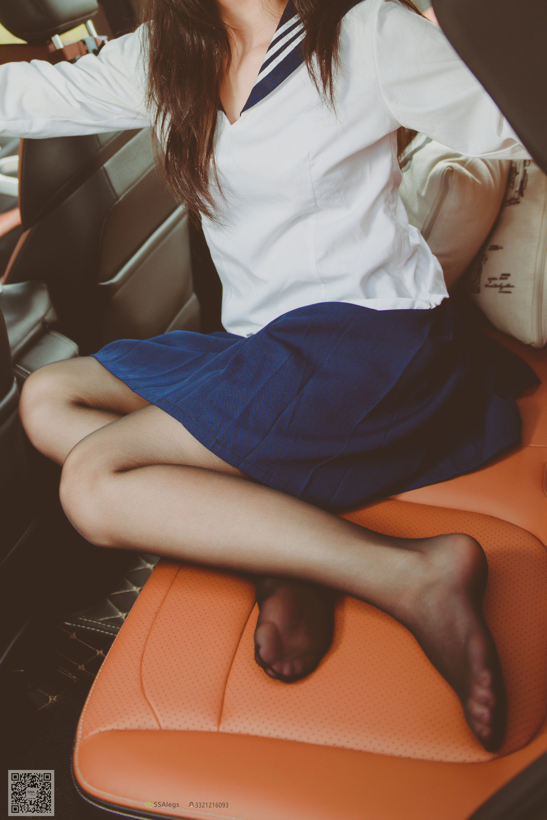 [SSA丝社]超清写真 No.017 佳佳 小丝妹开车