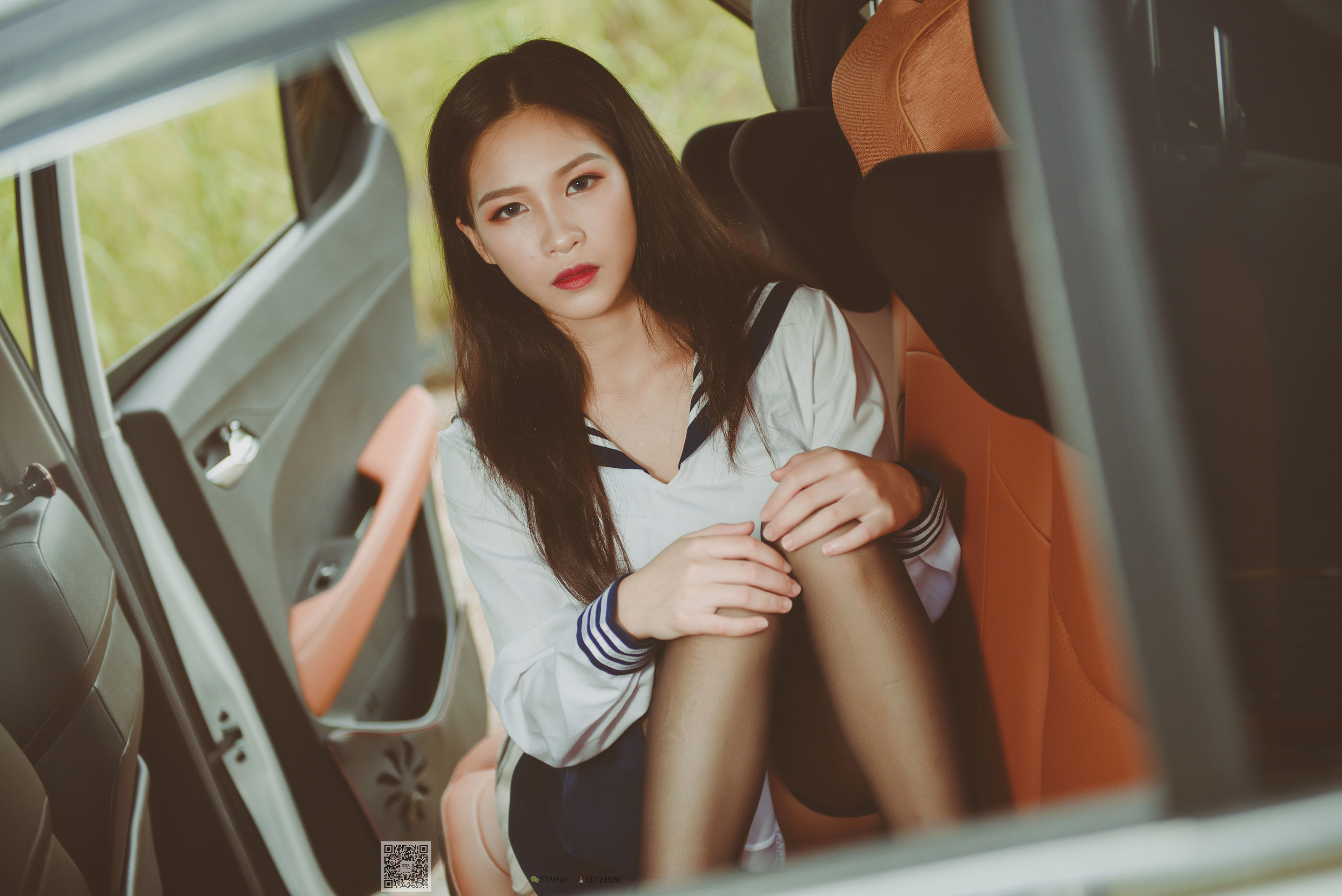 [SSA丝社]超清写真 No.017 佳佳 小丝妹开车
