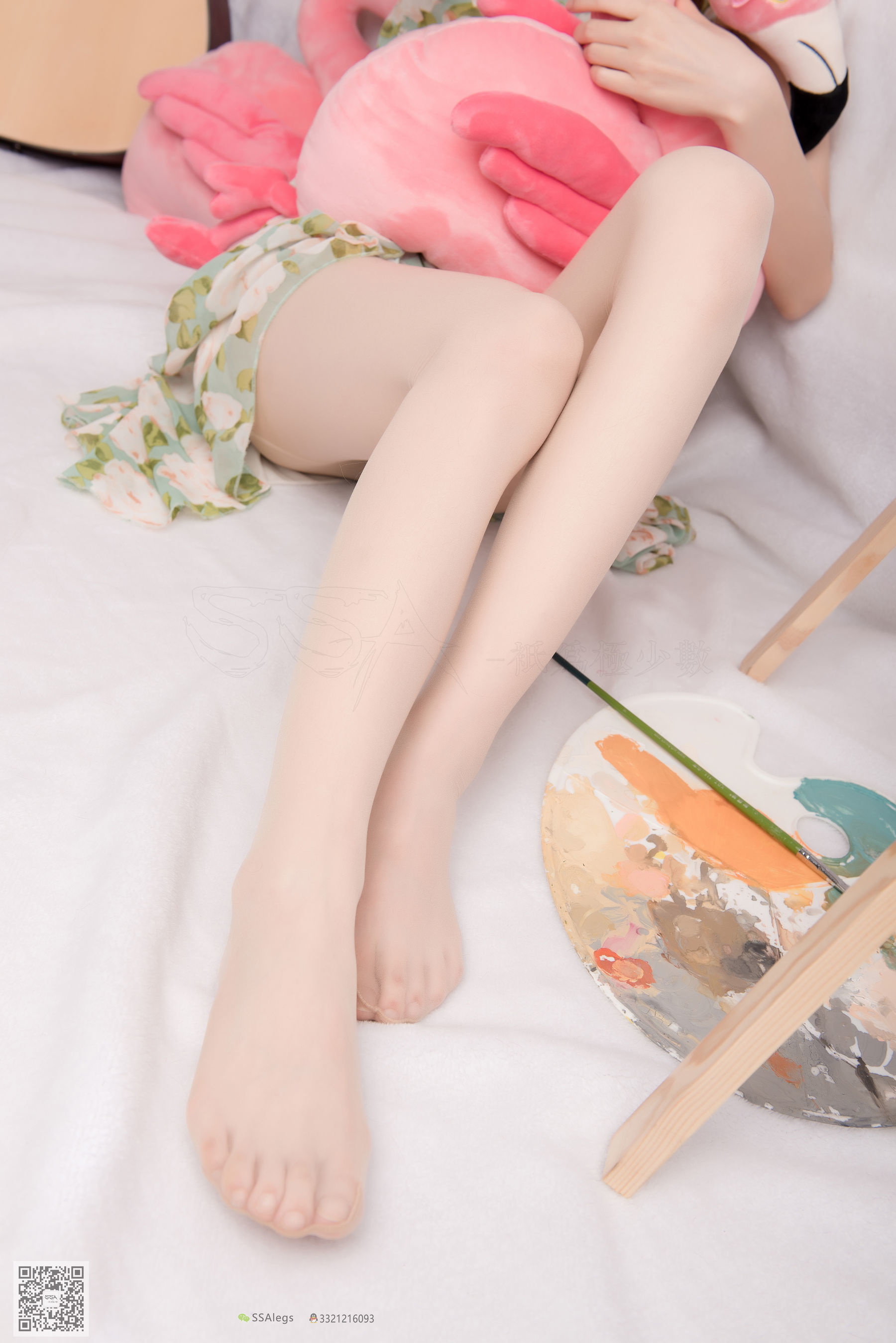 [SSA丝社]超清写真 No.022 琪琪 化身灵魂画师肉丝美足