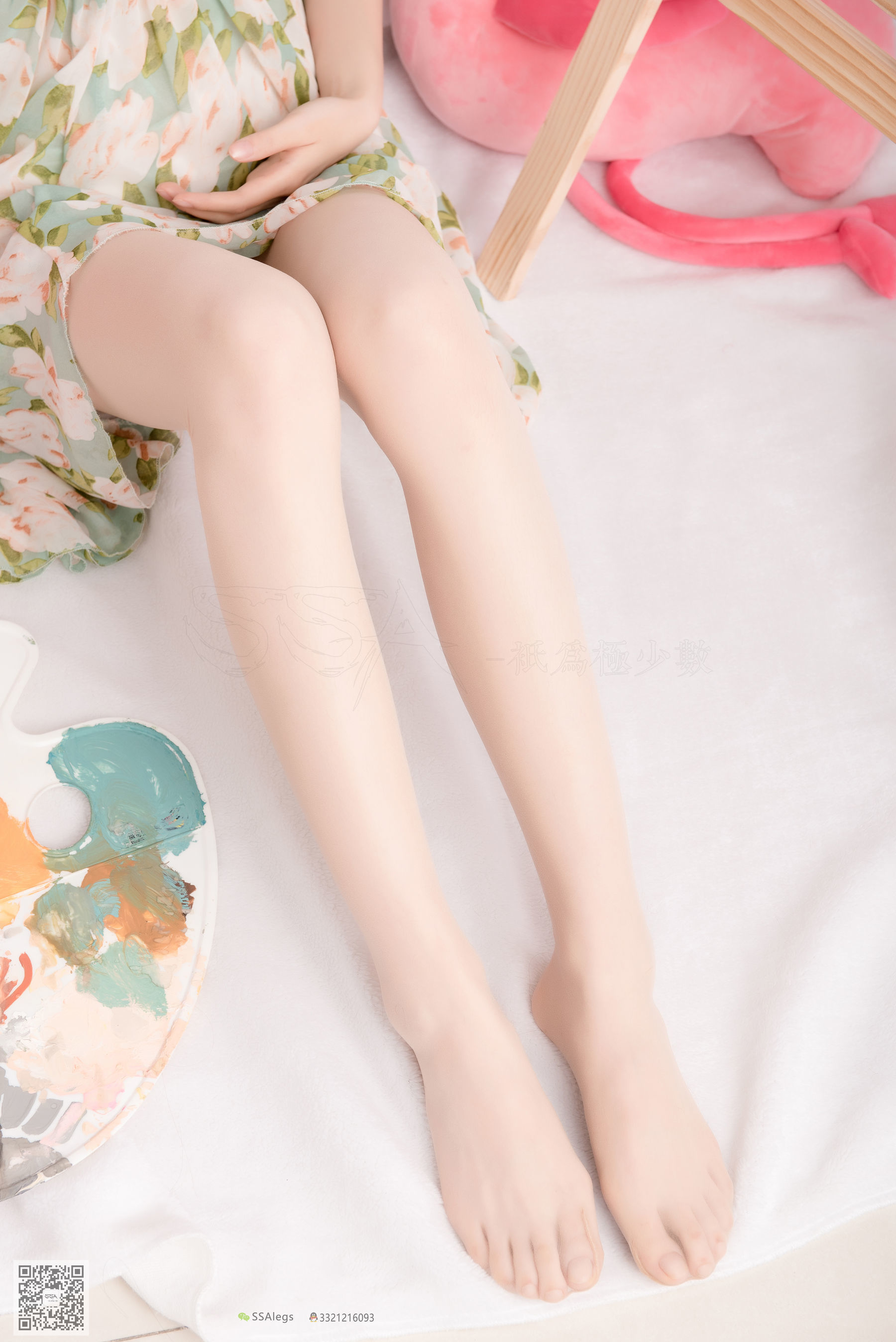 [SSA丝社]超清写真 No.022 琪琪 化身灵魂画师肉丝美足