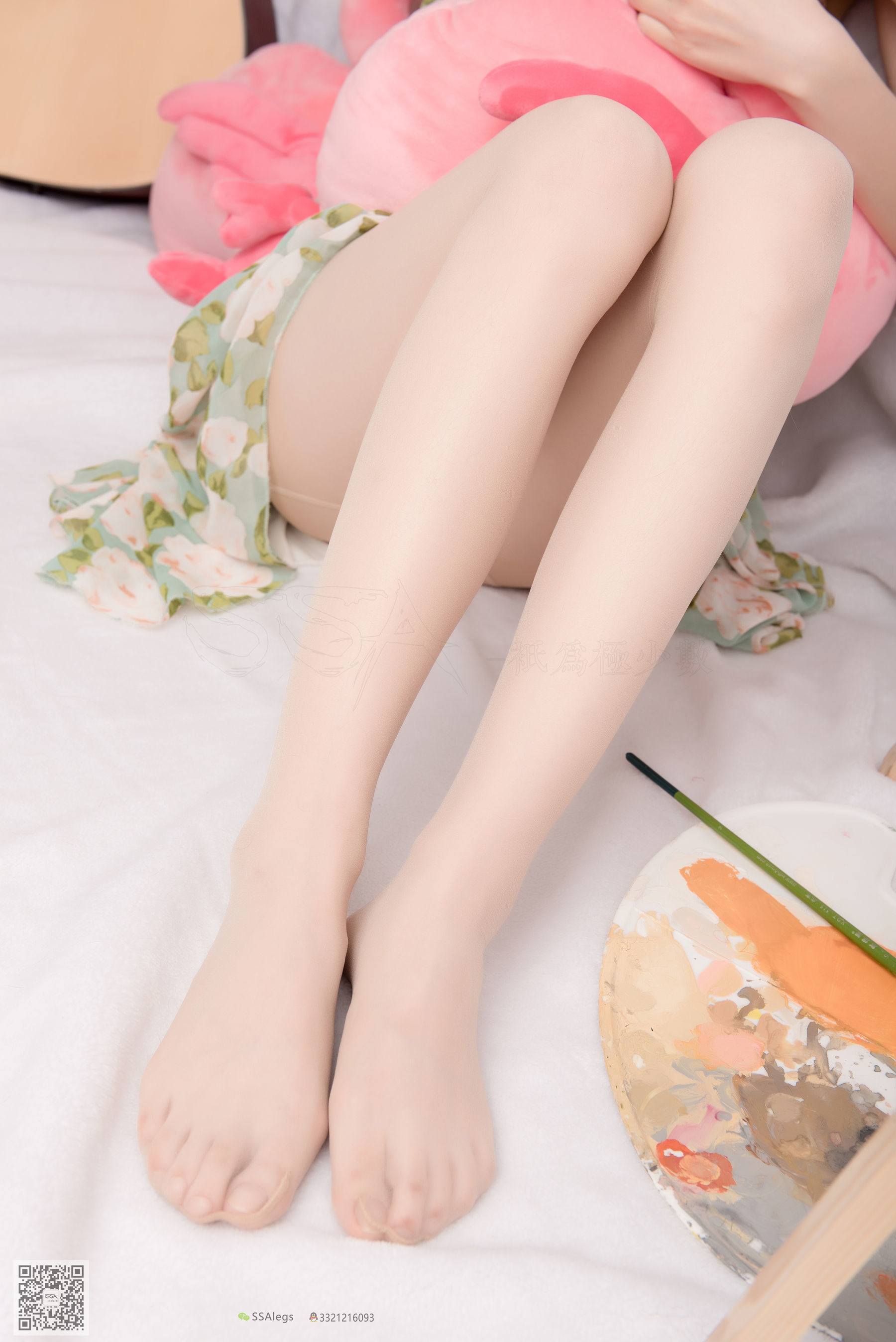 [SSA丝社]超清写真 No.022 琪琪 化身灵魂画师肉丝美足