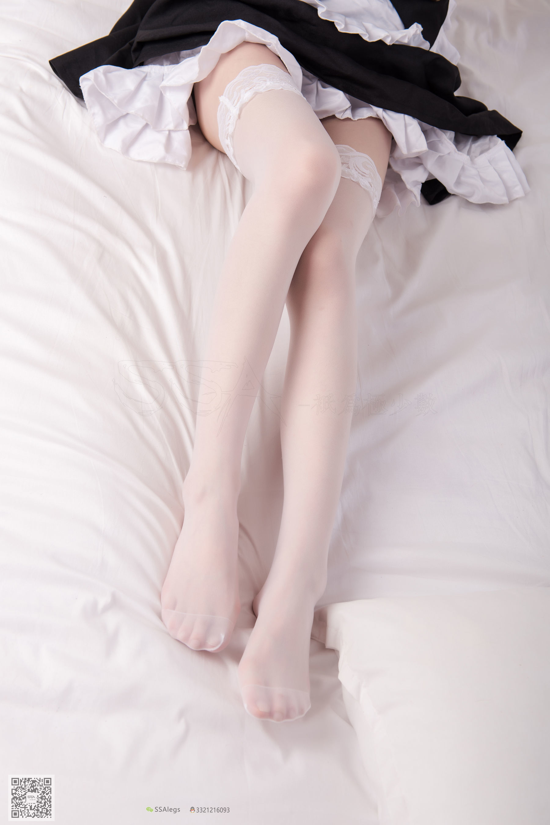 [SSA丝社]超清写真 No.025 甜美凤琪琪 女仆长筒丝袜