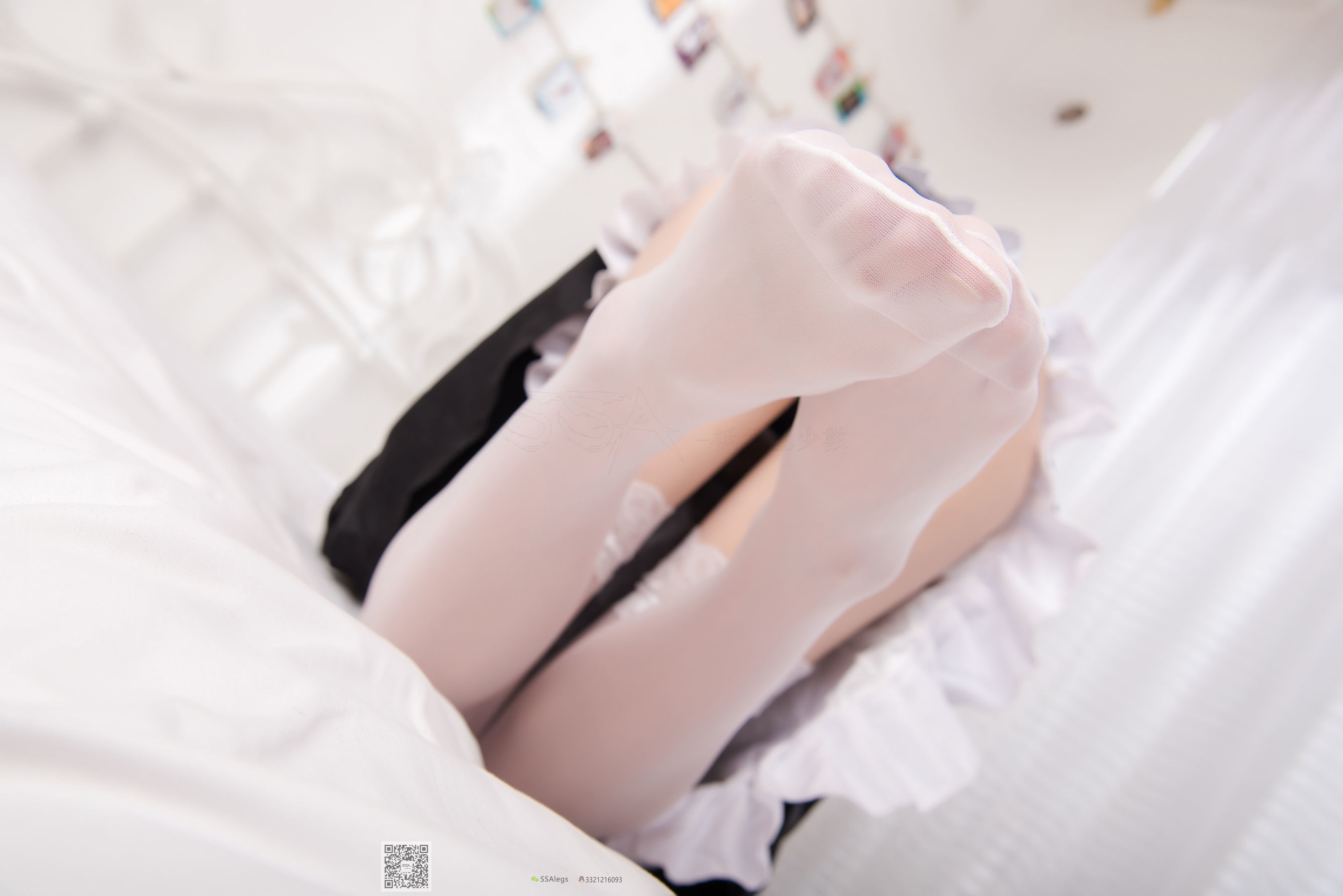 [SSA丝社]超清写真 No.025 甜美凤琪琪 女仆长筒丝袜