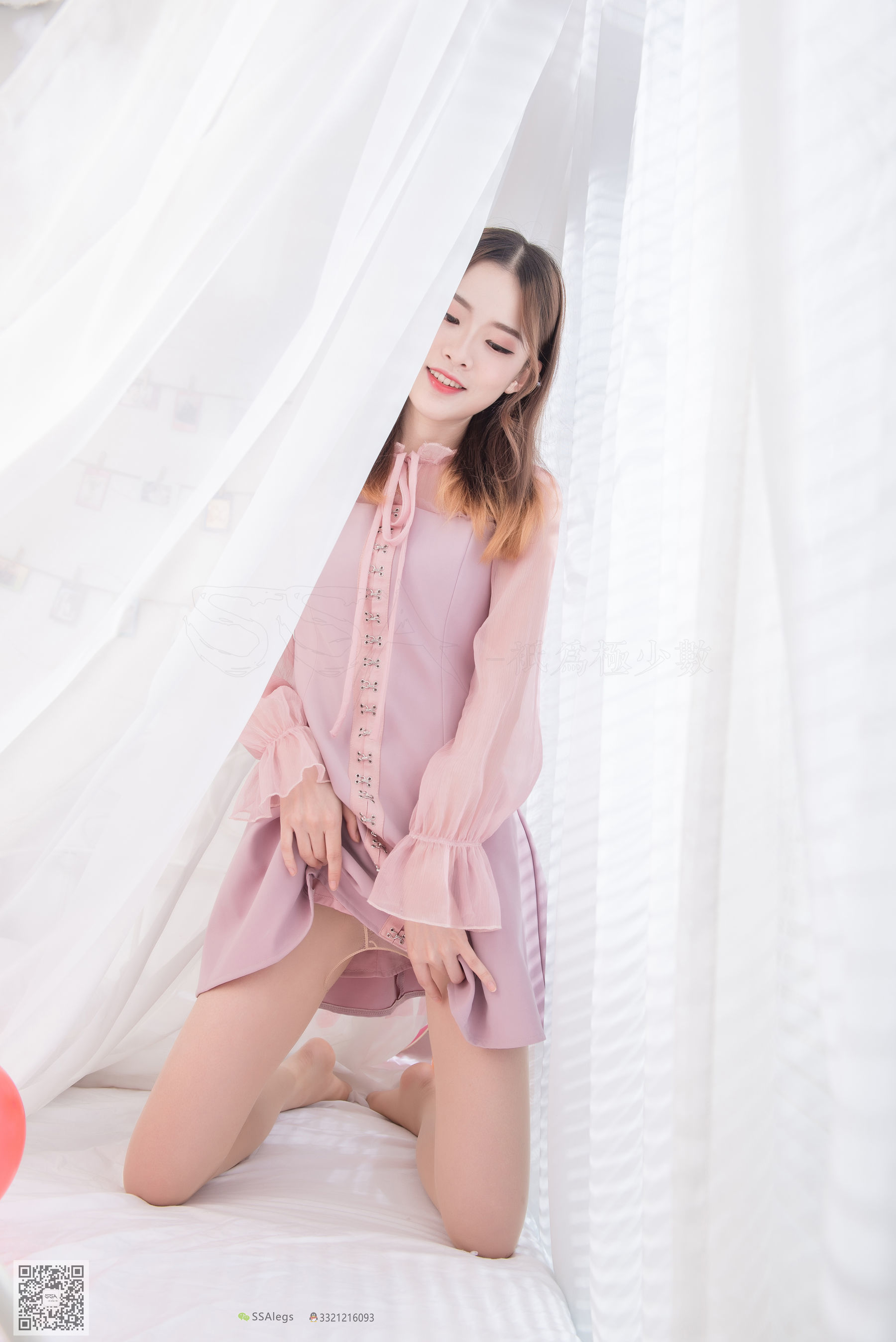[SSA丝社]超清写真 No.027 小琪琪 肉色开档丝袜
