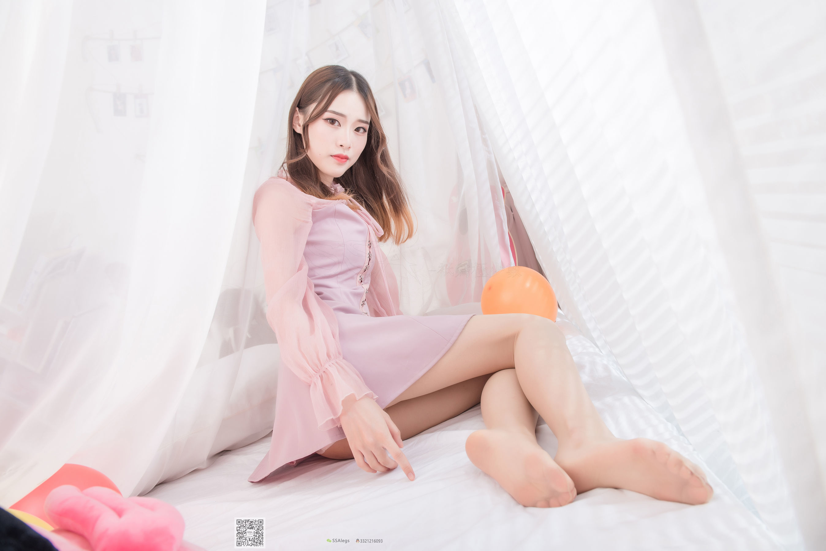 [SSA丝社]超清写真 No.027 小琪琪 肉色开档丝袜
