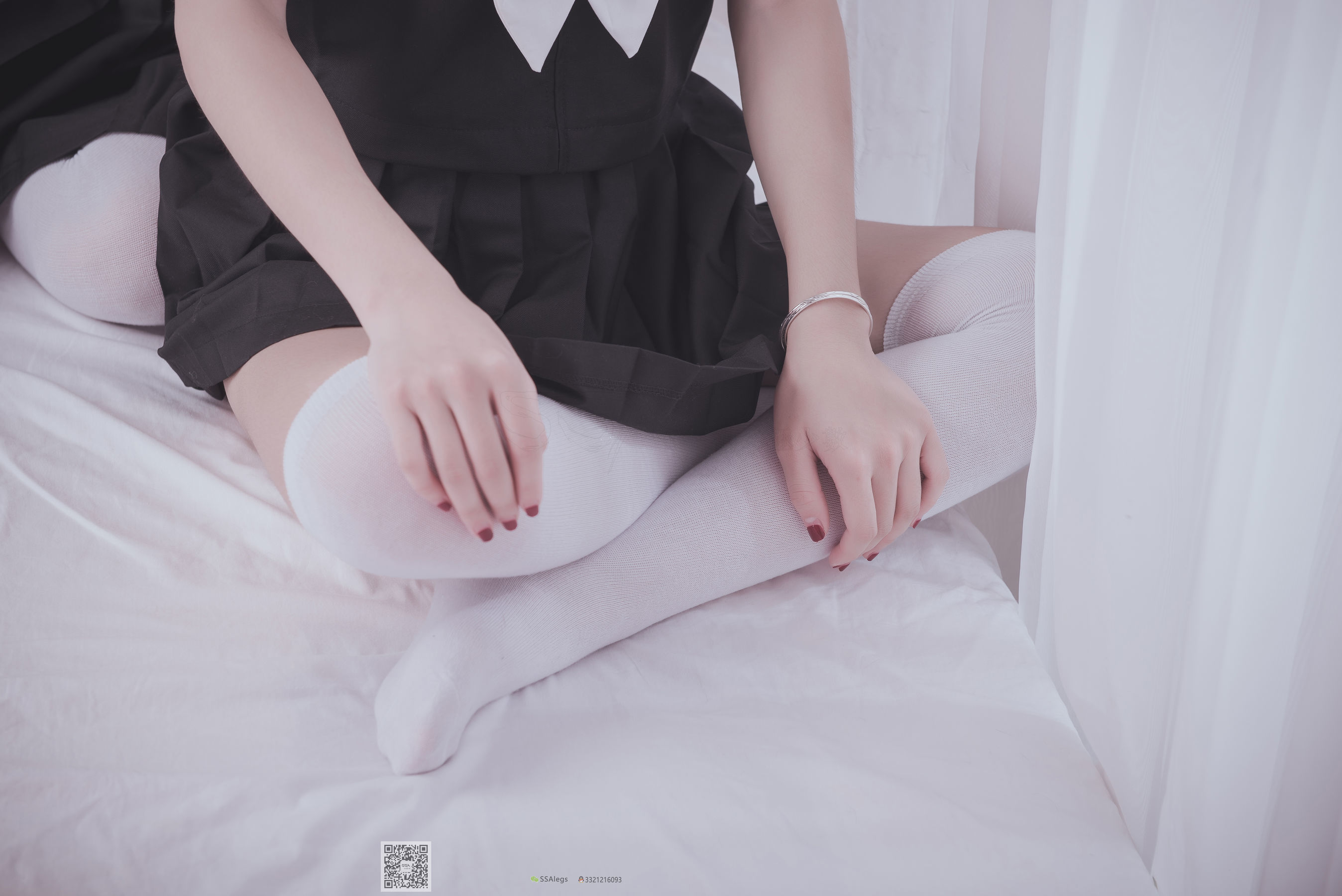 [SSA丝社]超清写真 No.028 青青姐妹 姐妹花的JK情