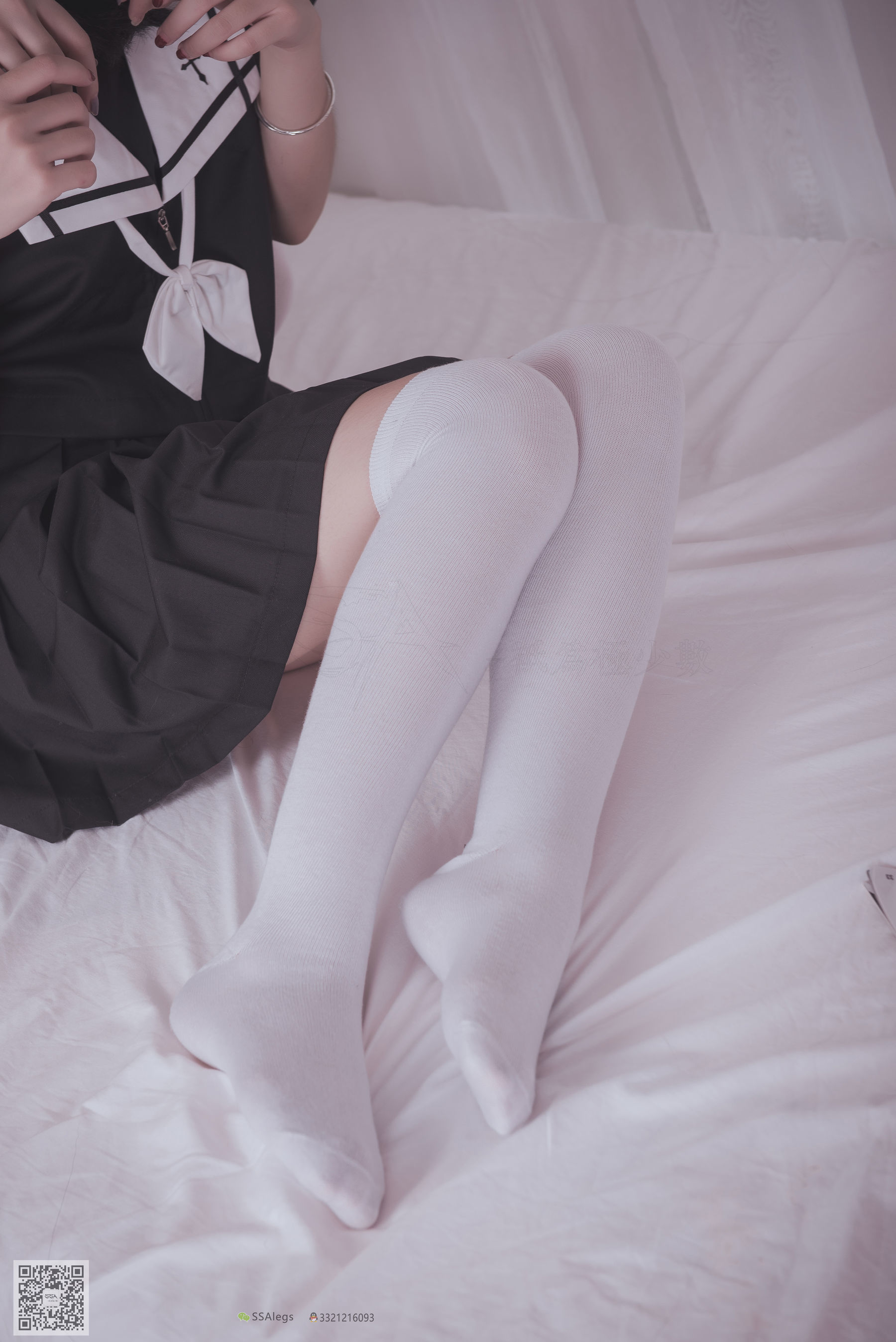 [SSA丝社]超清写真 No.028 青青姐妹 姐妹花的JK情