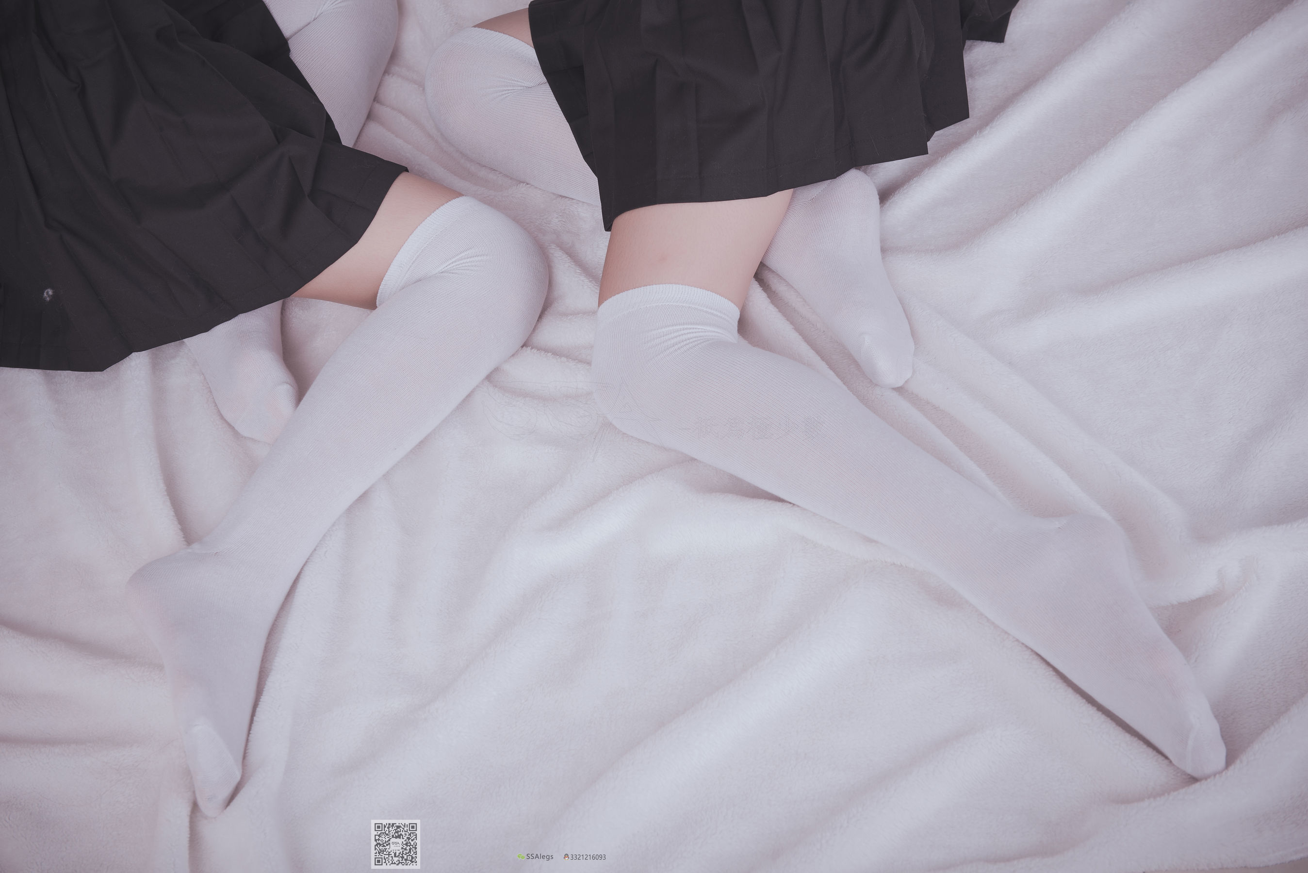[SSA丝社]超清写真 No.028 青青姐妹 姐妹花的JK情