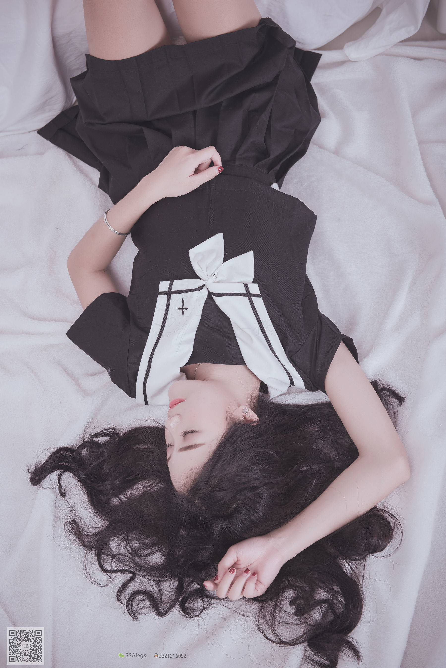 [SSA丝社]超清写真 No.028 青青姐妹 姐妹花的JK情