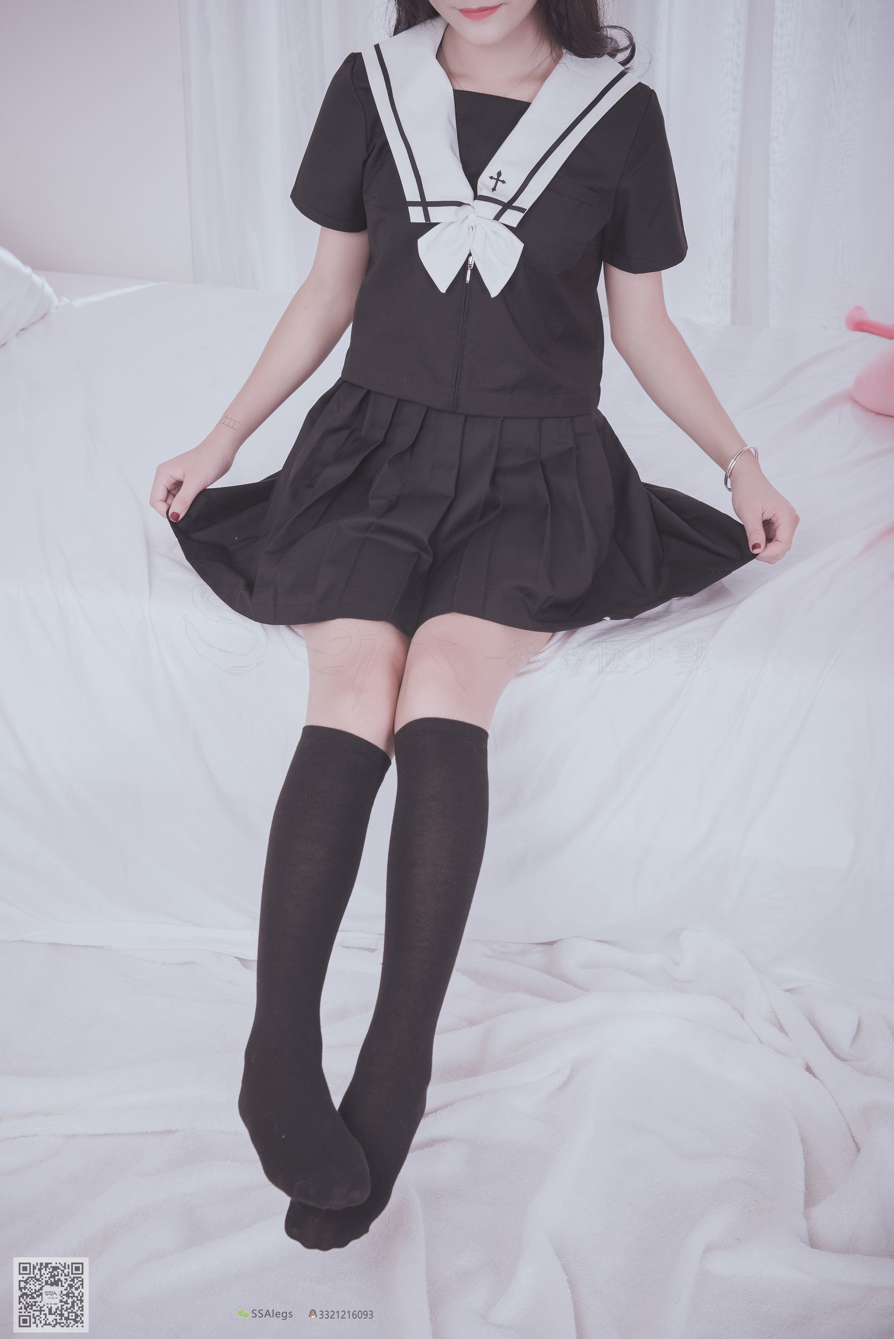 [SSA丝社]超清写真 No.028 青青姐妹 姐妹花的JK情