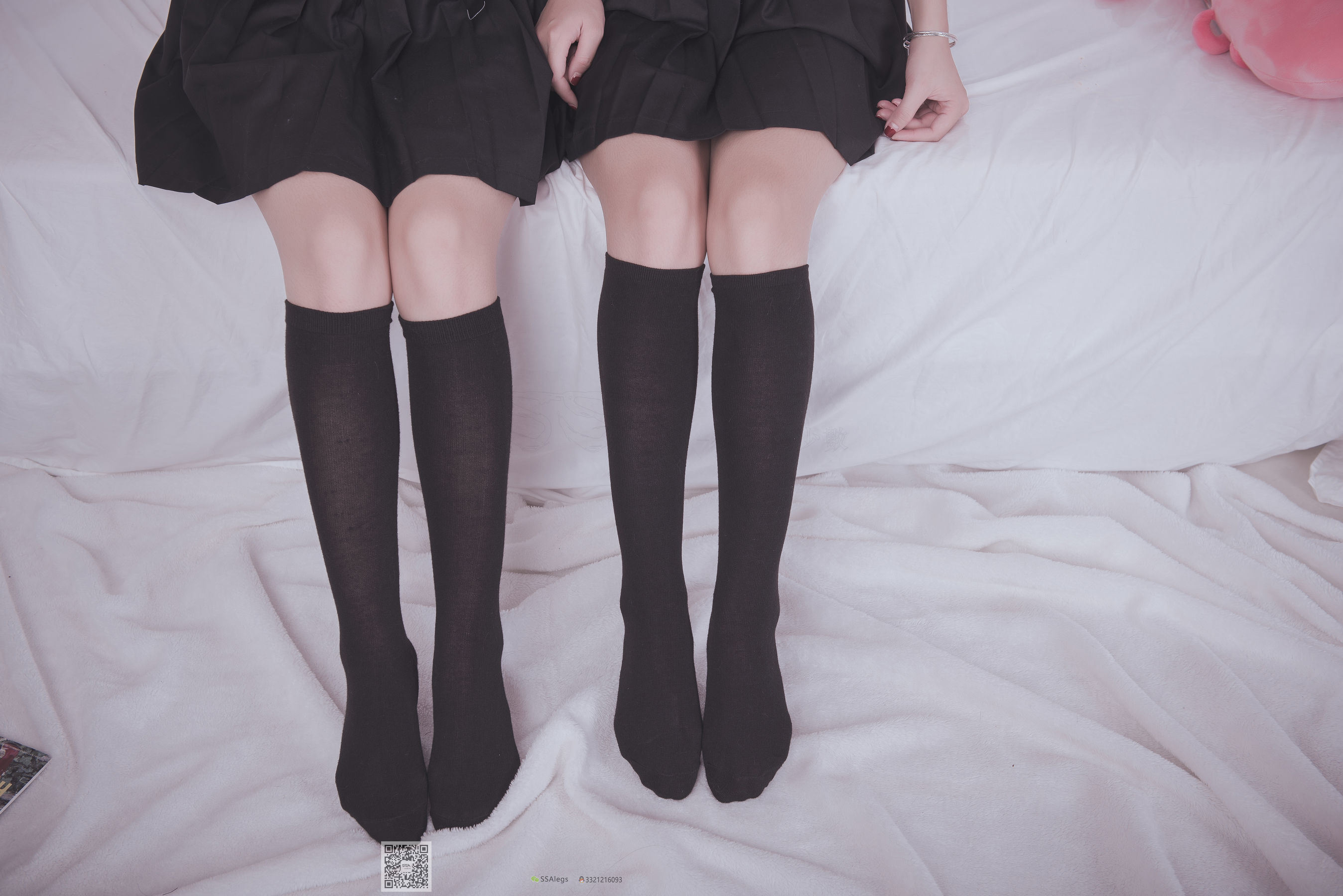 [SSA丝社]超清写真 No.028 青青姐妹 姐妹花的JK情