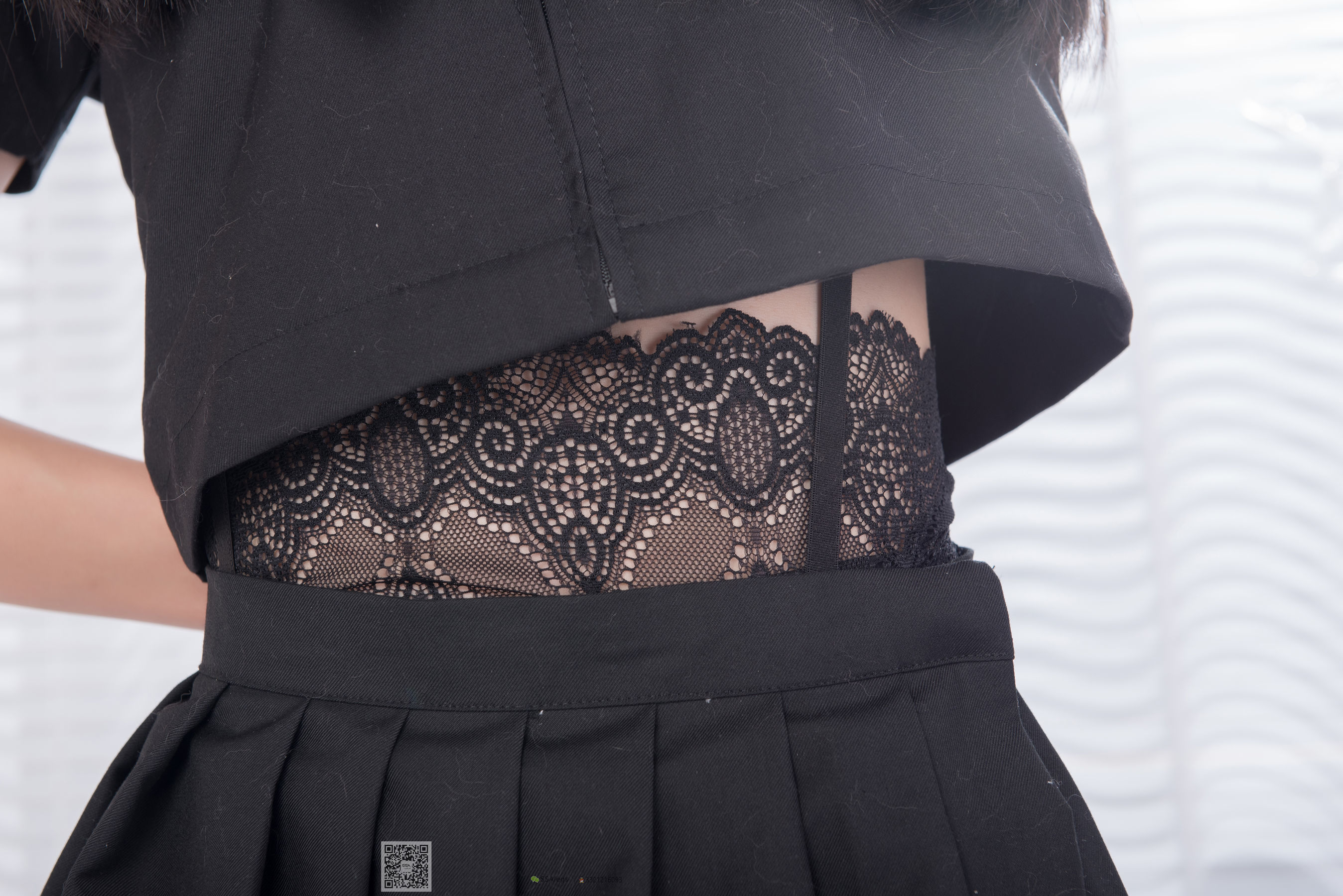 [SSA丝社]超清写真 No.037 丽萍 JK制服吊带长筒袜