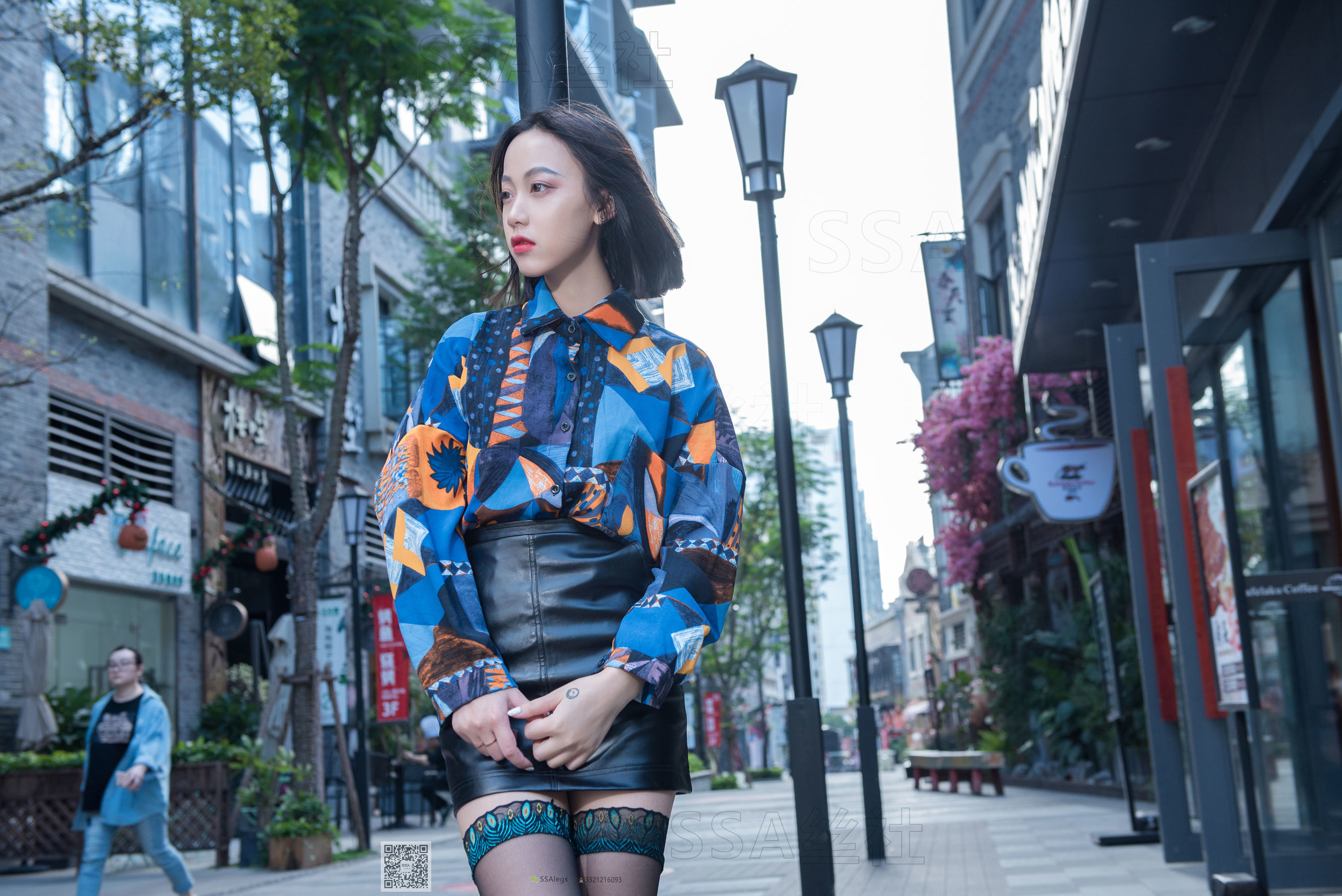 [SSA丝社]超清写真 No.051 大大 街边盛开的孔雀翎