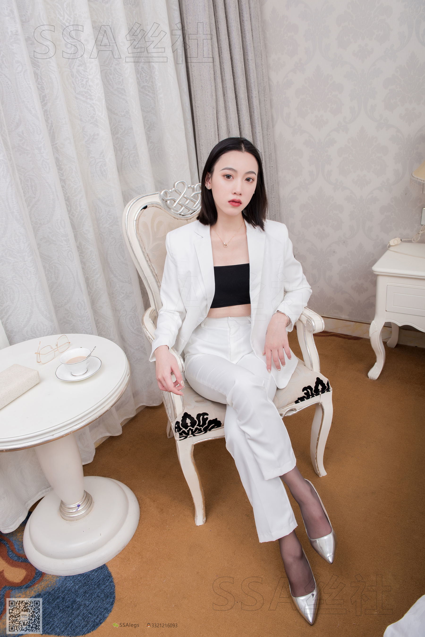 [SSA丝社]超清写真 No.065 大大 白衣西裤