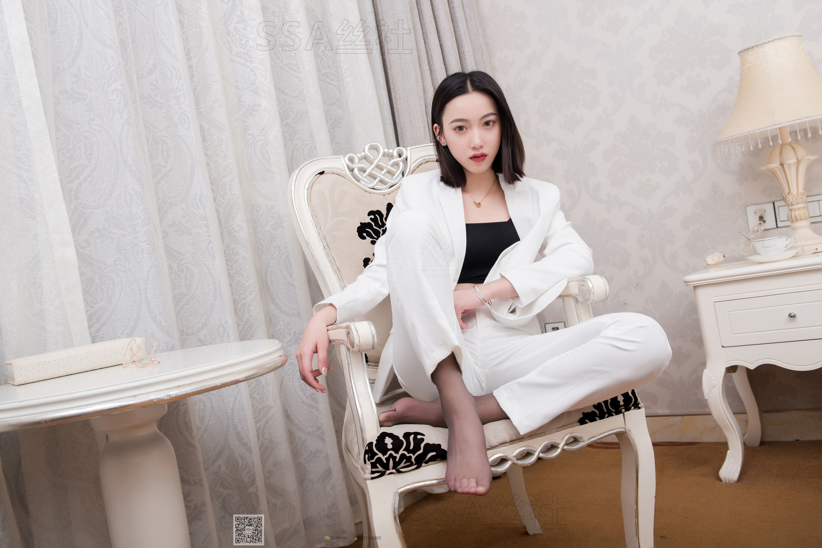 [SSA丝社]超清写真 No.065 大大 白衣西裤