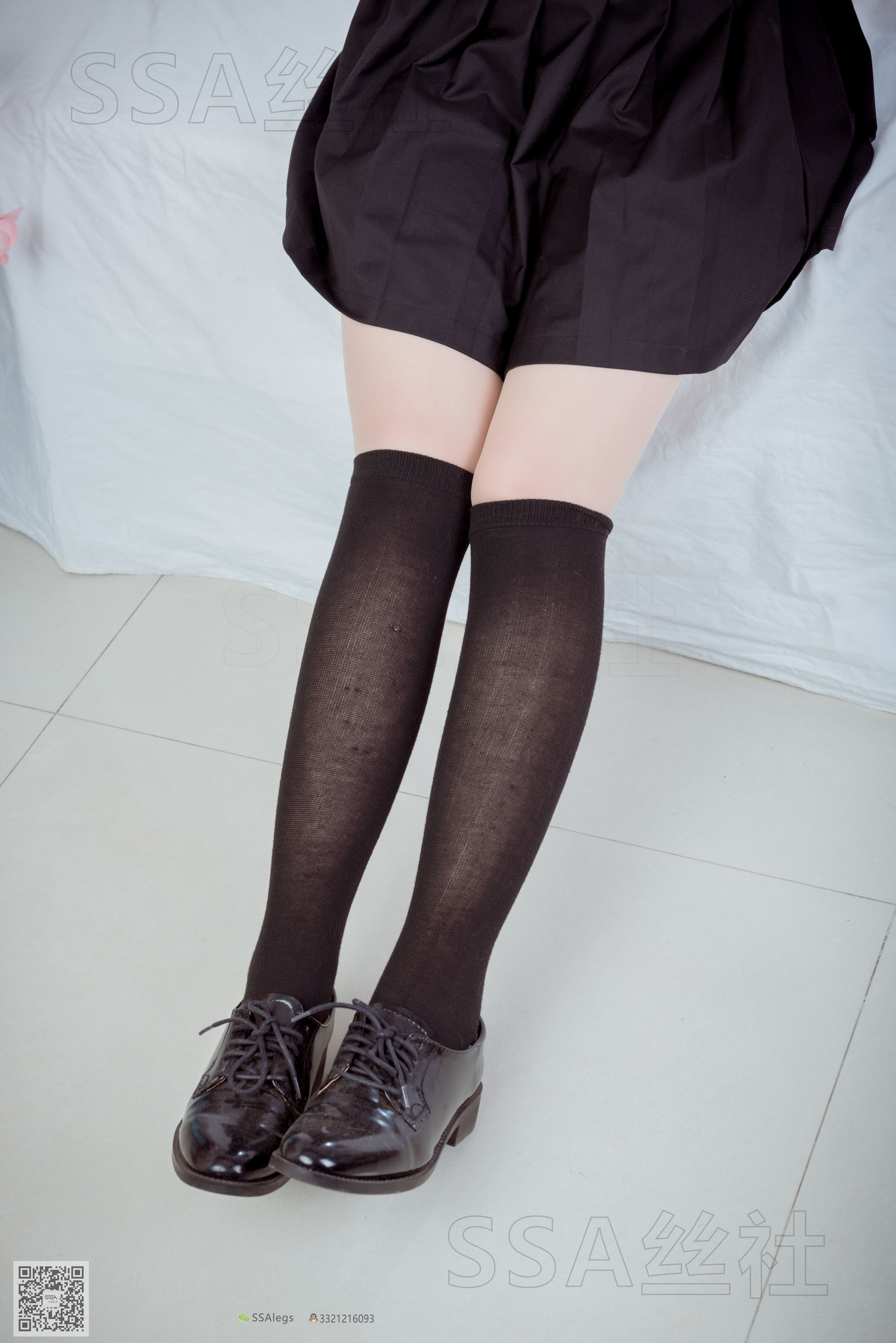 [SSA丝社]超清写真 No.079 雯雯 笑容治愈系小姐姐jk制服